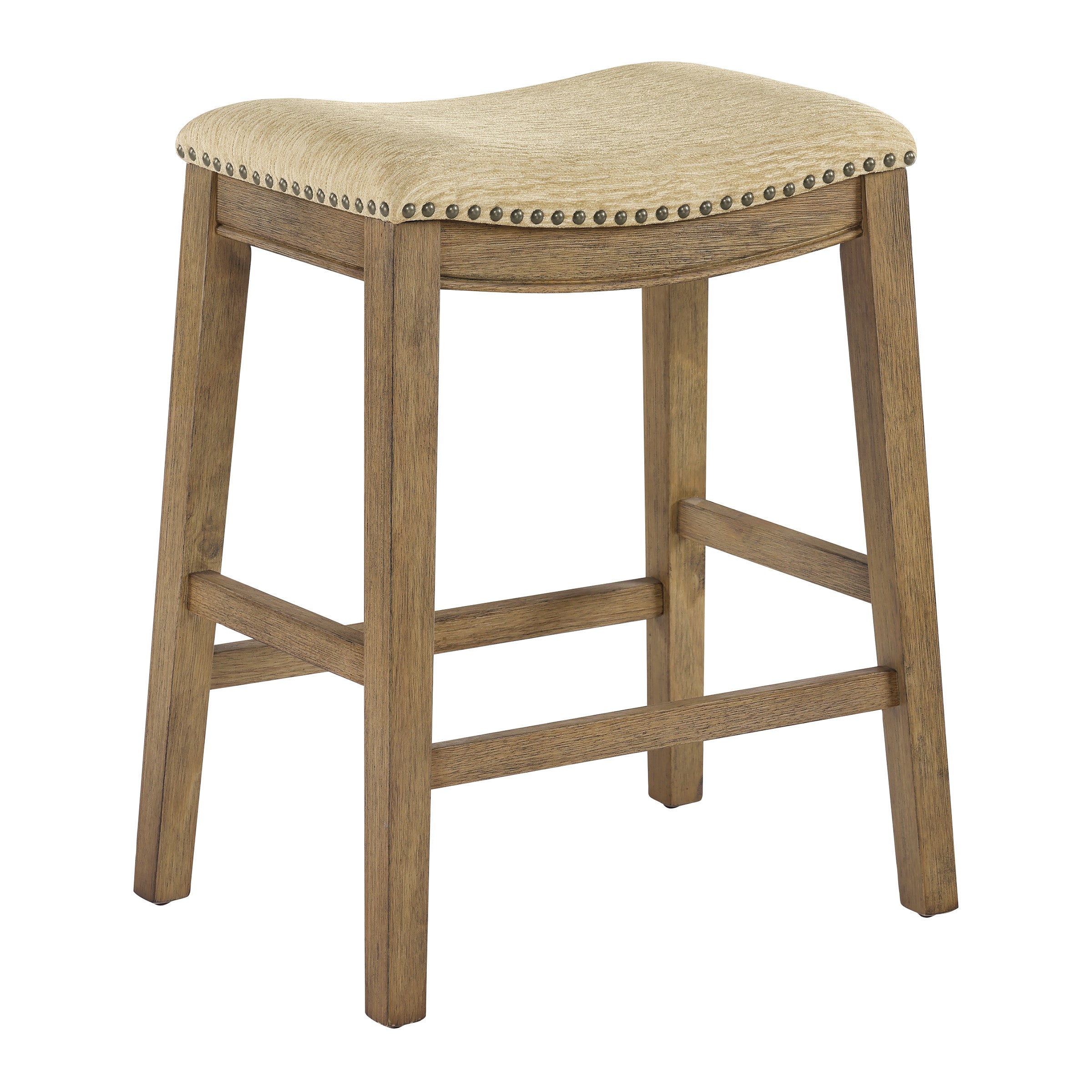 24" Saddle Stool 2-pack - Camel