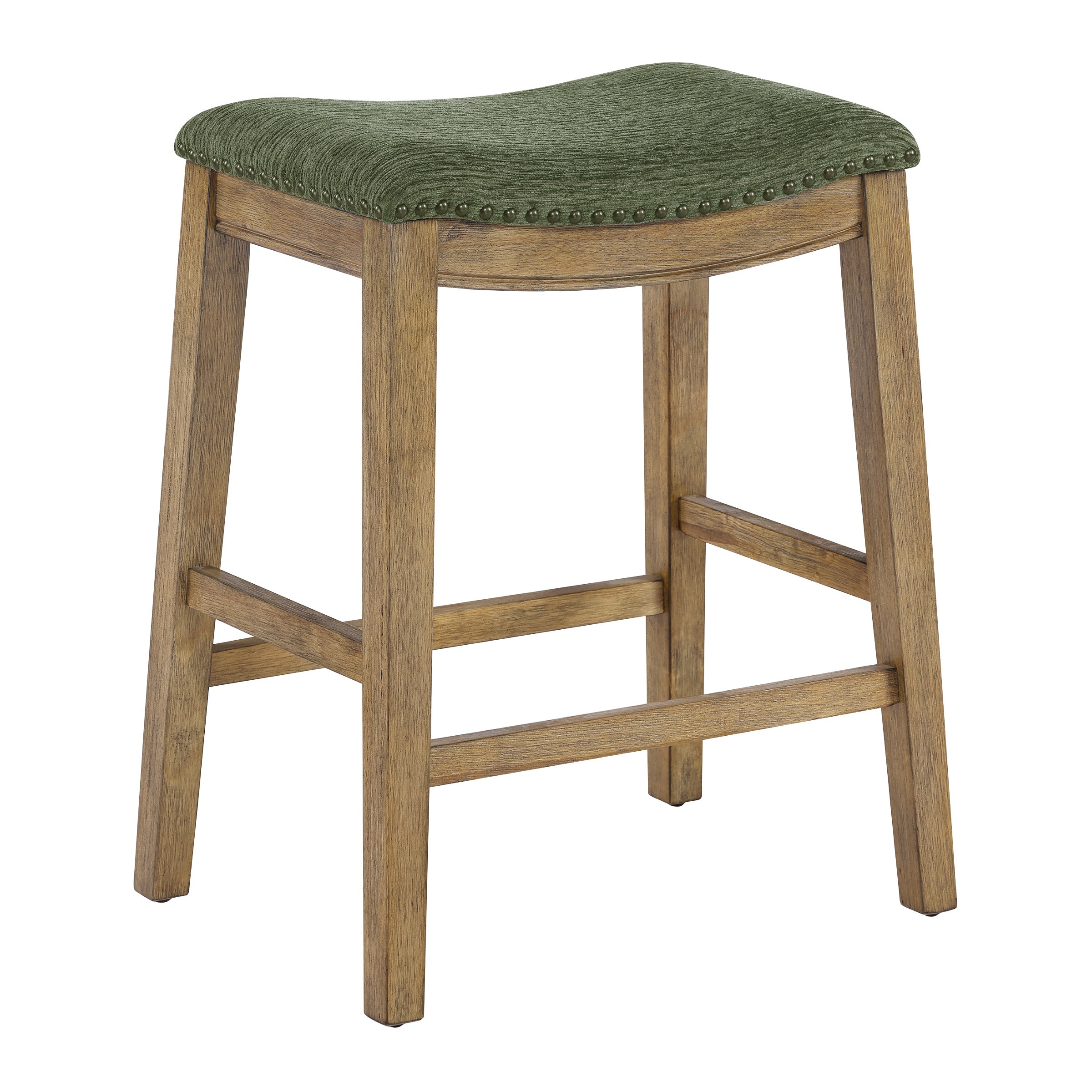 24" Saddle Stool 2-pack - Pine