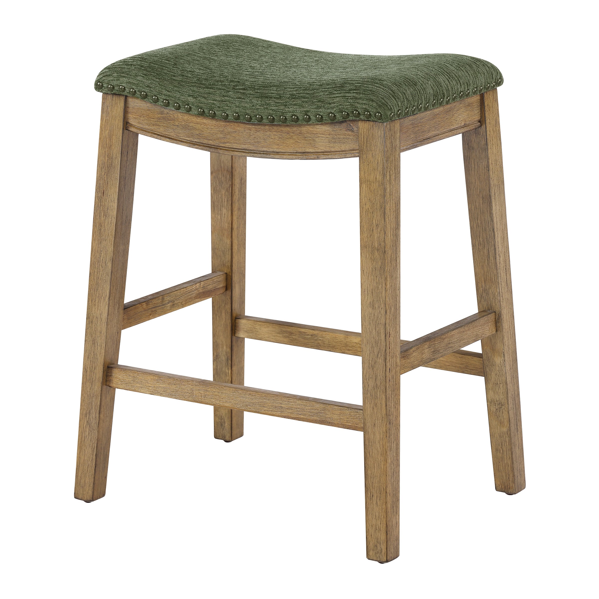 24" Saddle Stool 2-pack - Pine
