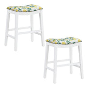 24" Saddle Stool 2-pack - Lemons