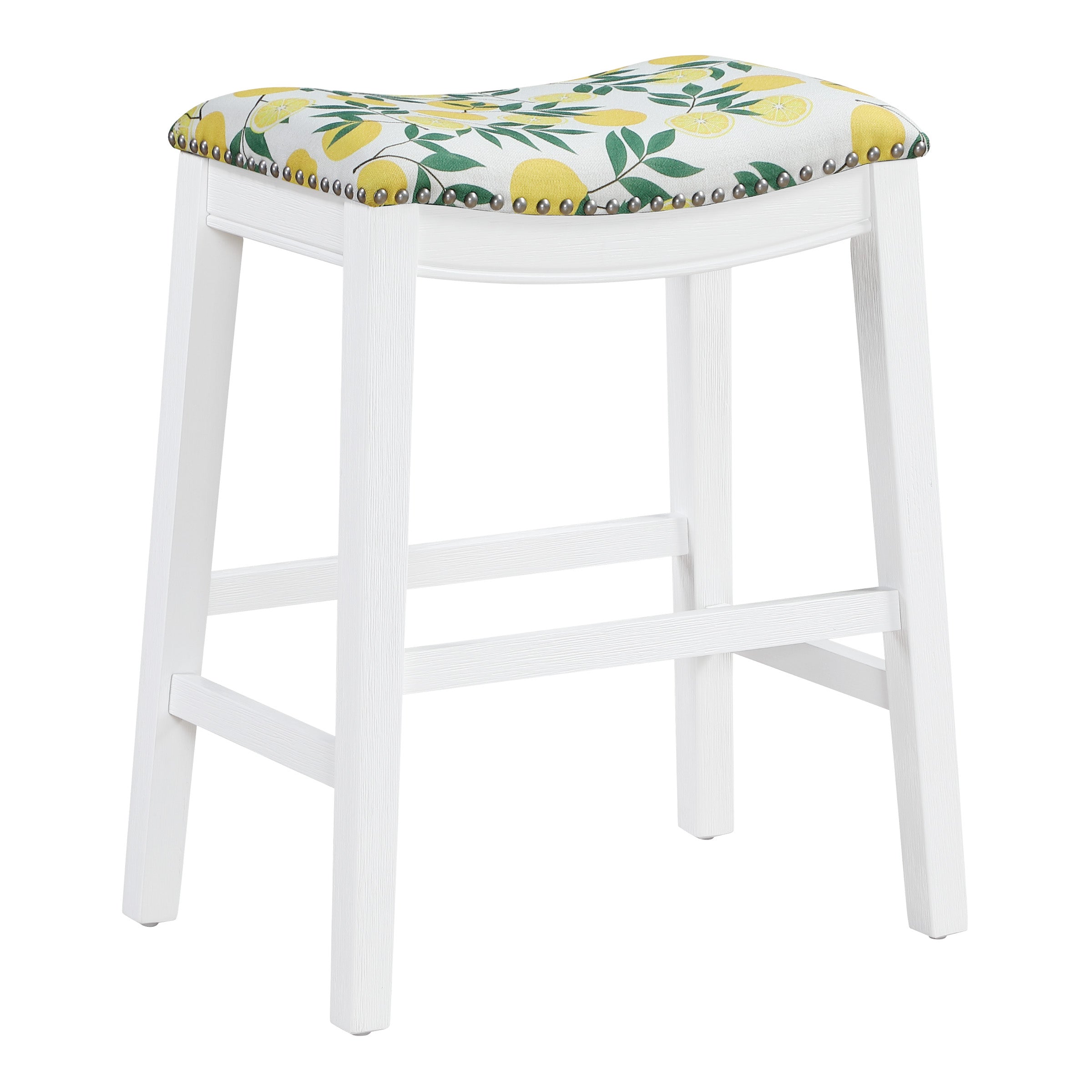 24" Saddle Stool 2-pack - Lemons