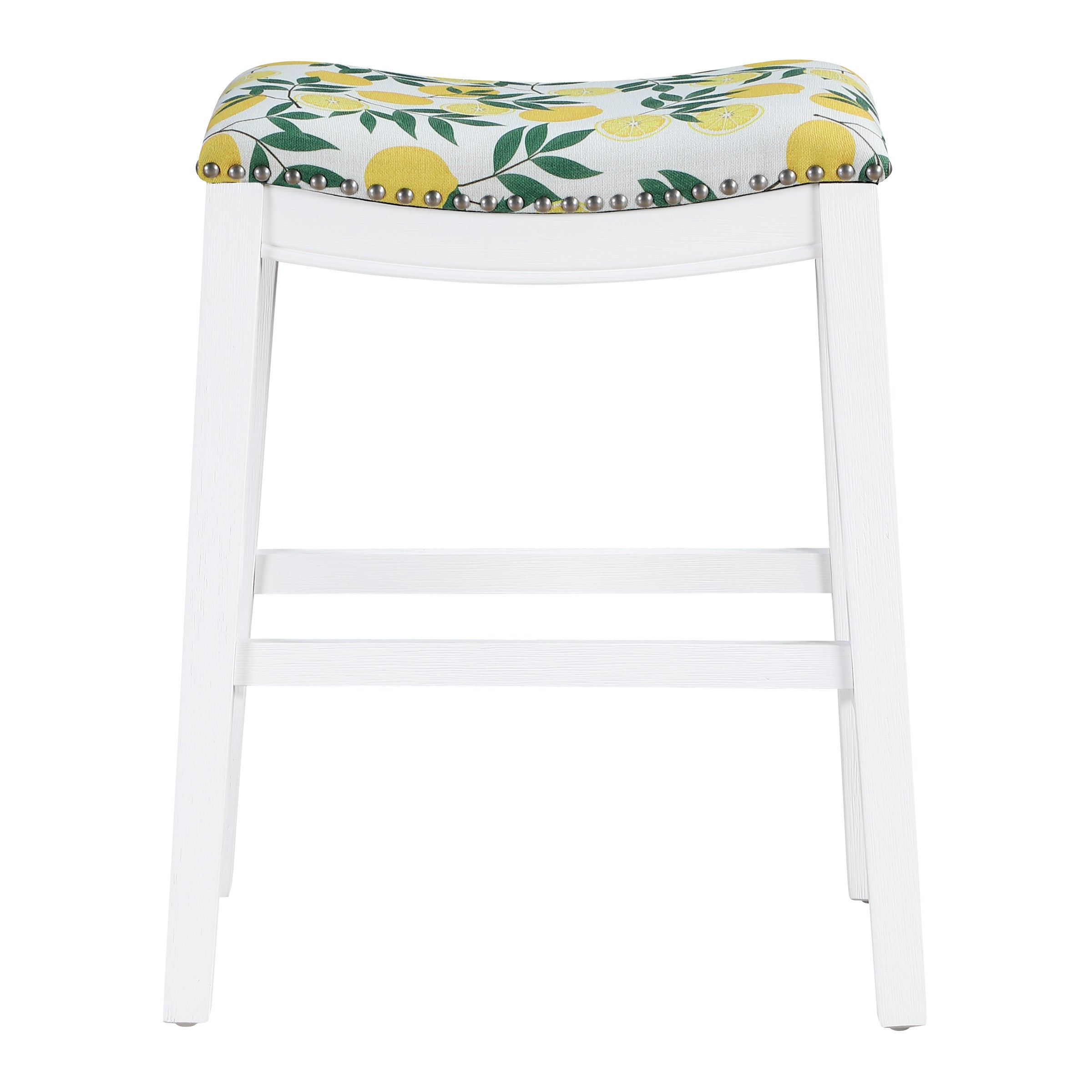 24" Saddle Stool 2-pack - Lemons