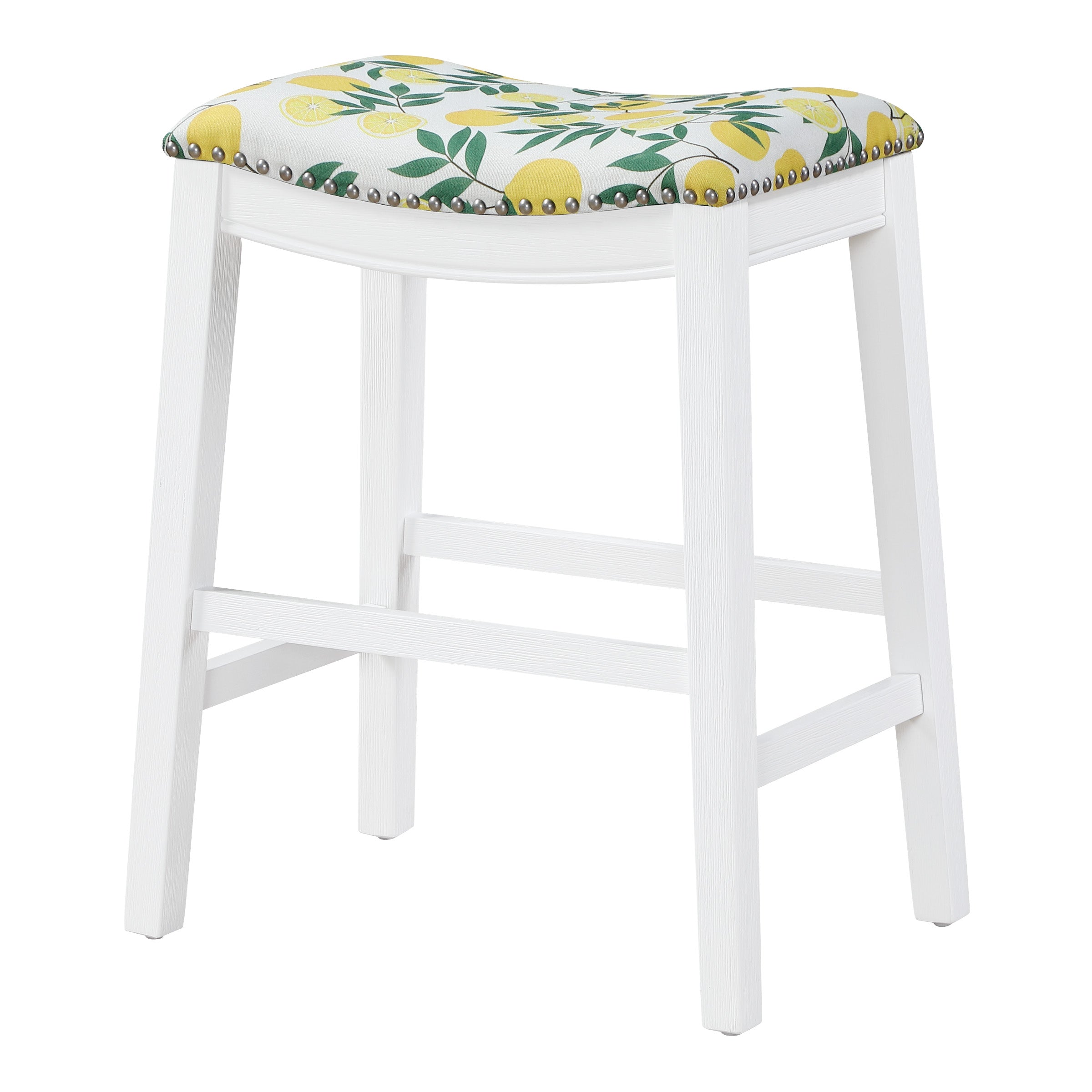 24" Saddle Stool 2-pack - Lemons