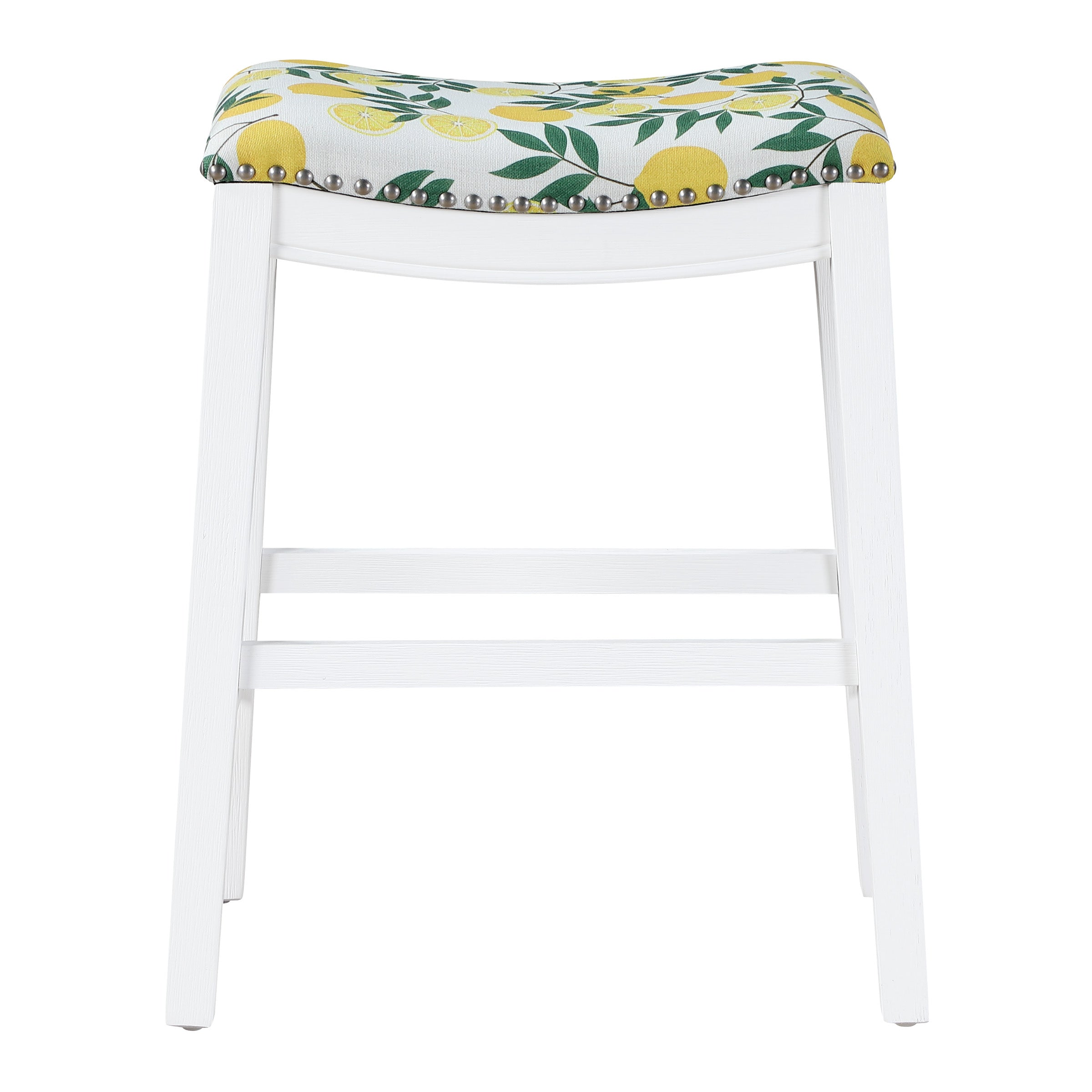 24" Saddle Stool 2-pack - Lemons