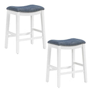 24" Saddle Stool 2-pack - Indigo
