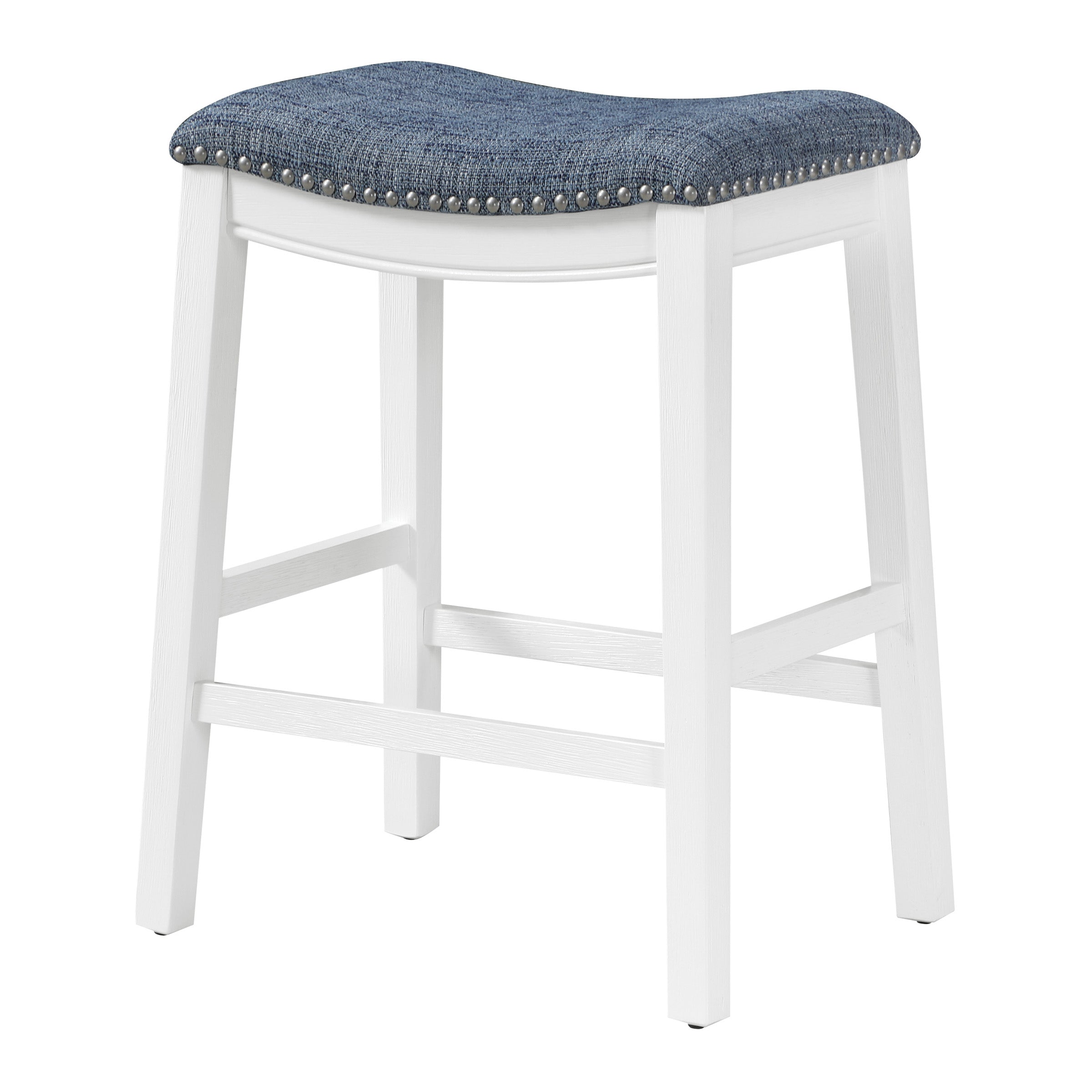 24" Saddle Stool 2-pack - Indigo