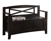 Metro Entry Way Bench - Black