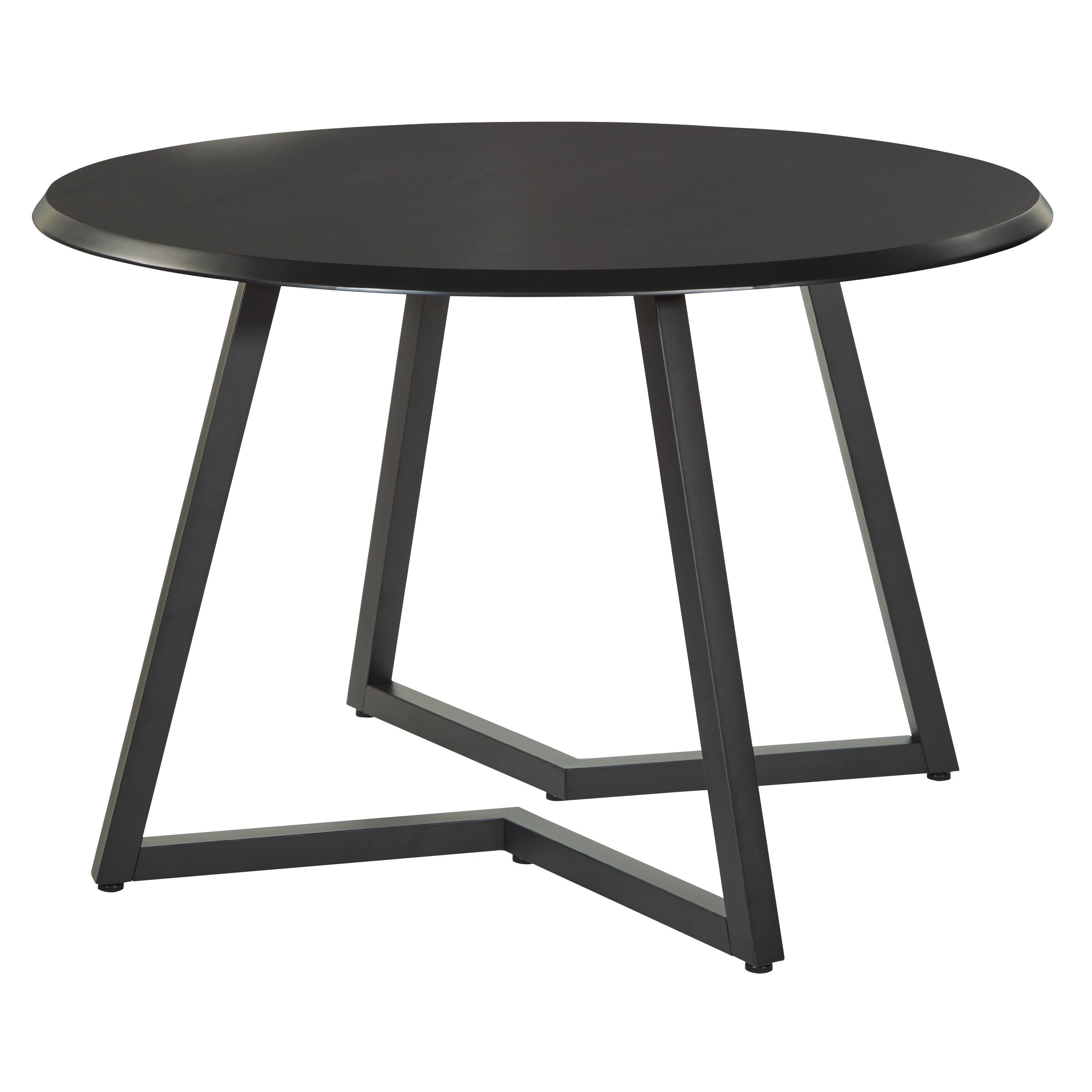 Metro Dining Table - Black Veneer/Black