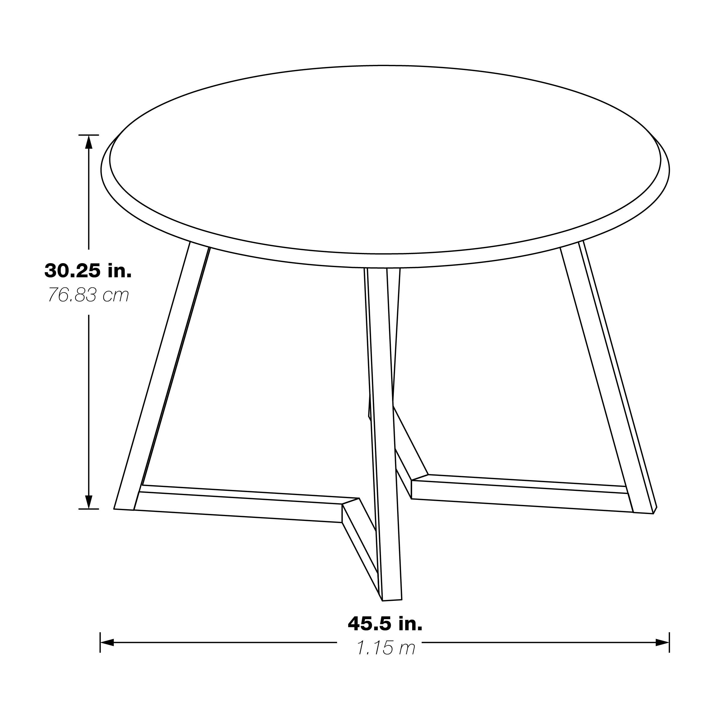 Metro Dining Table - Black Veneer/Black