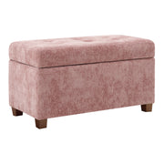 Storage Ottoman - Dusty Rose
