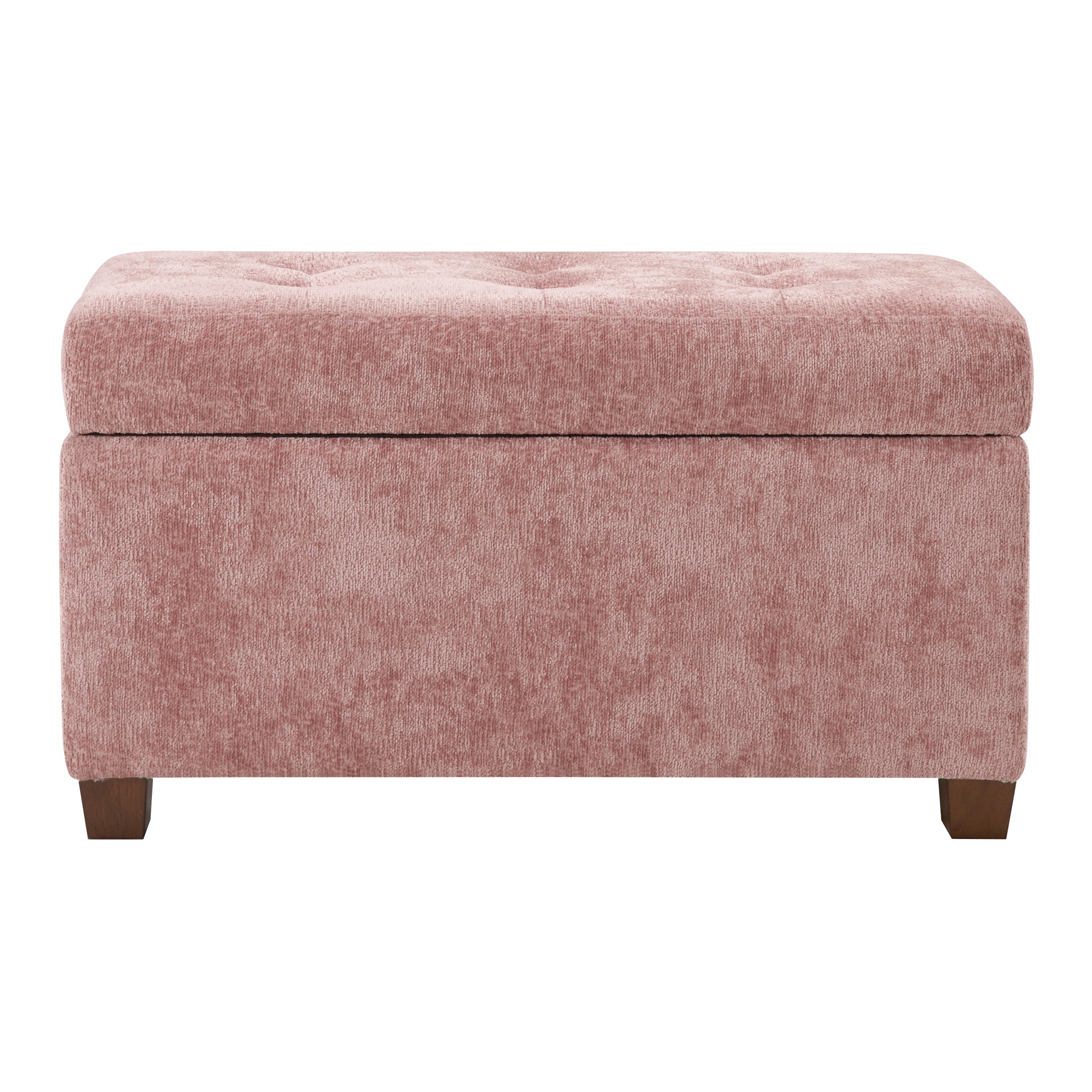 Storage Ottoman - Dusty Rose