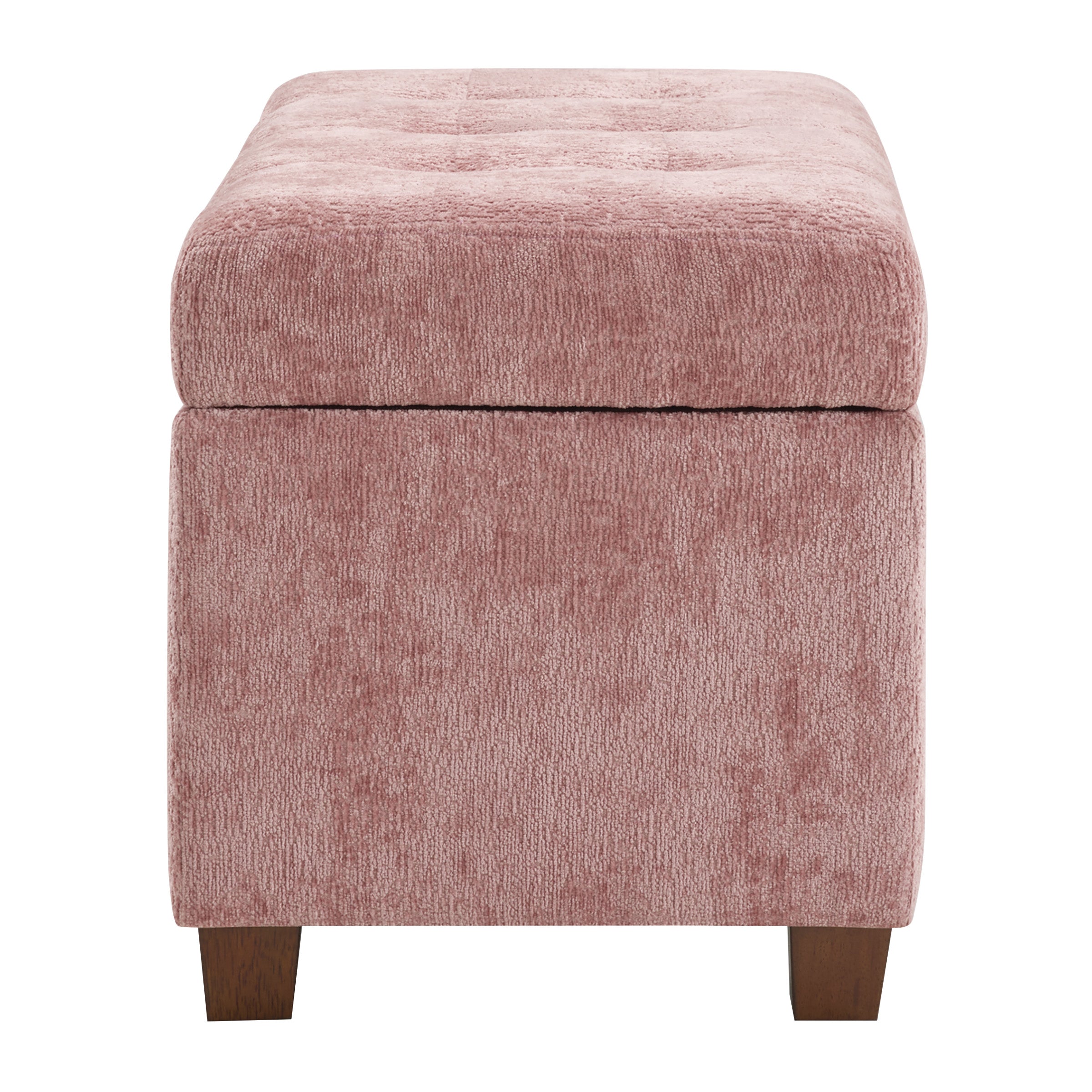 Storage Ottoman - Dusty Rose