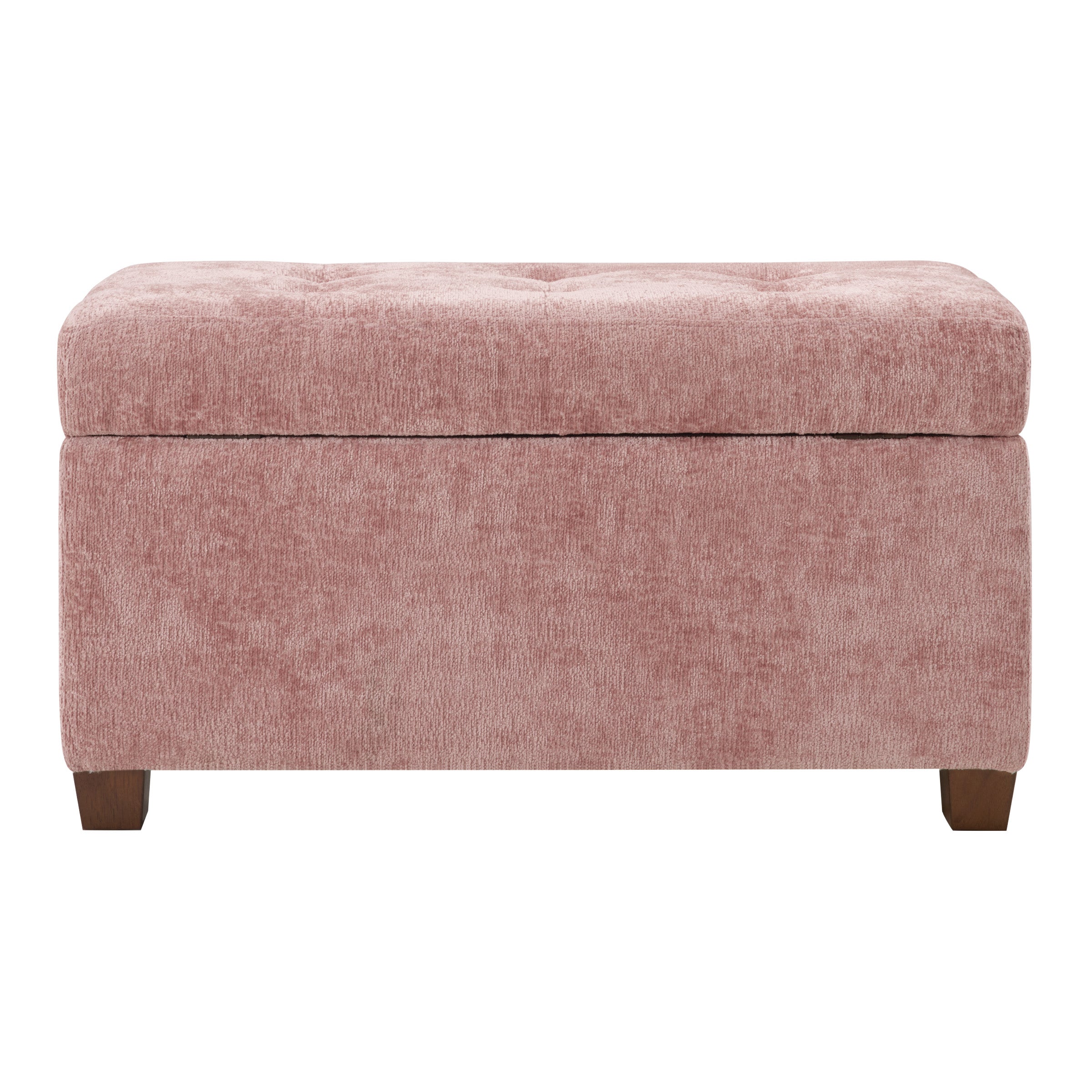 Storage Ottoman - Dusty Rose