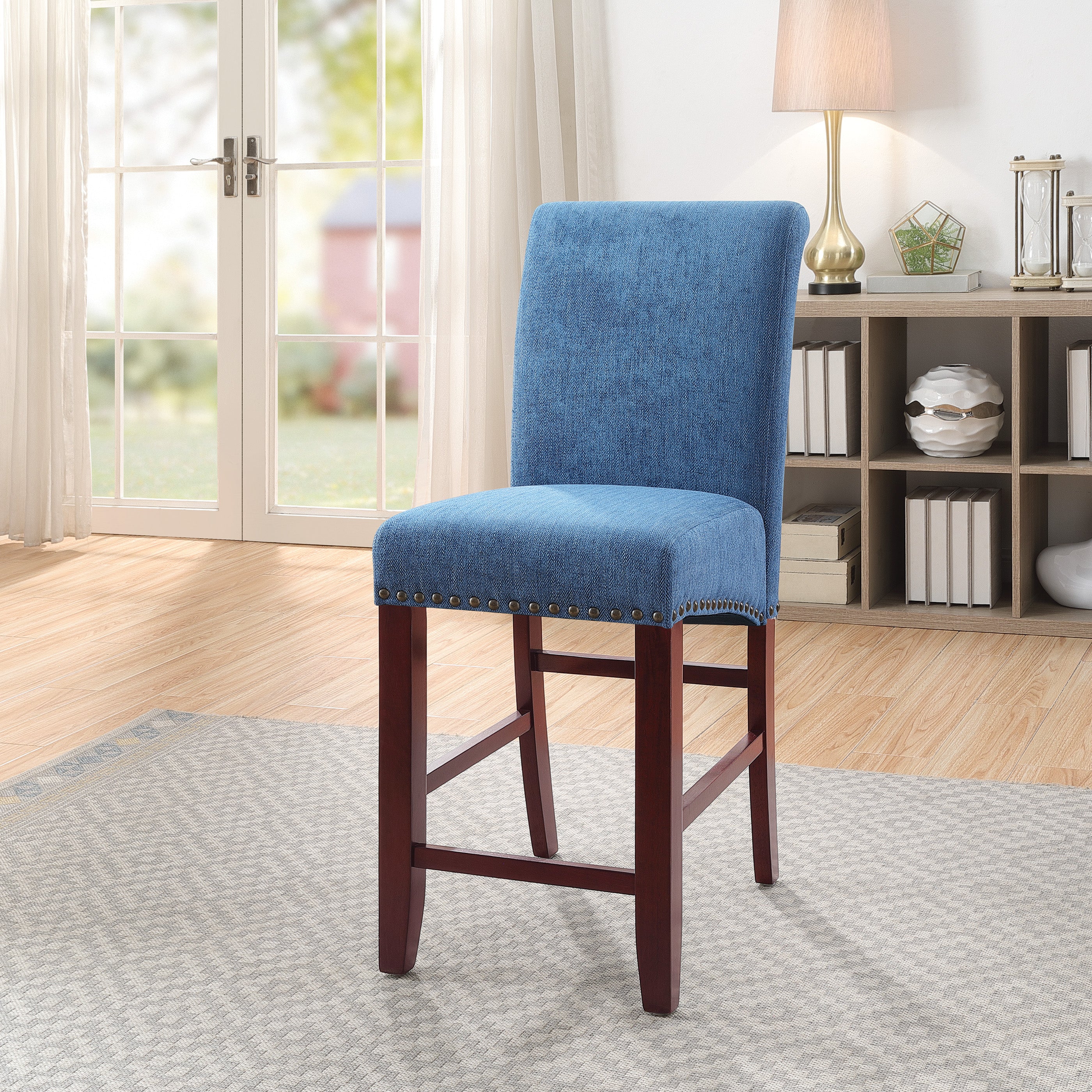 24" Parsons Barstool - Navy