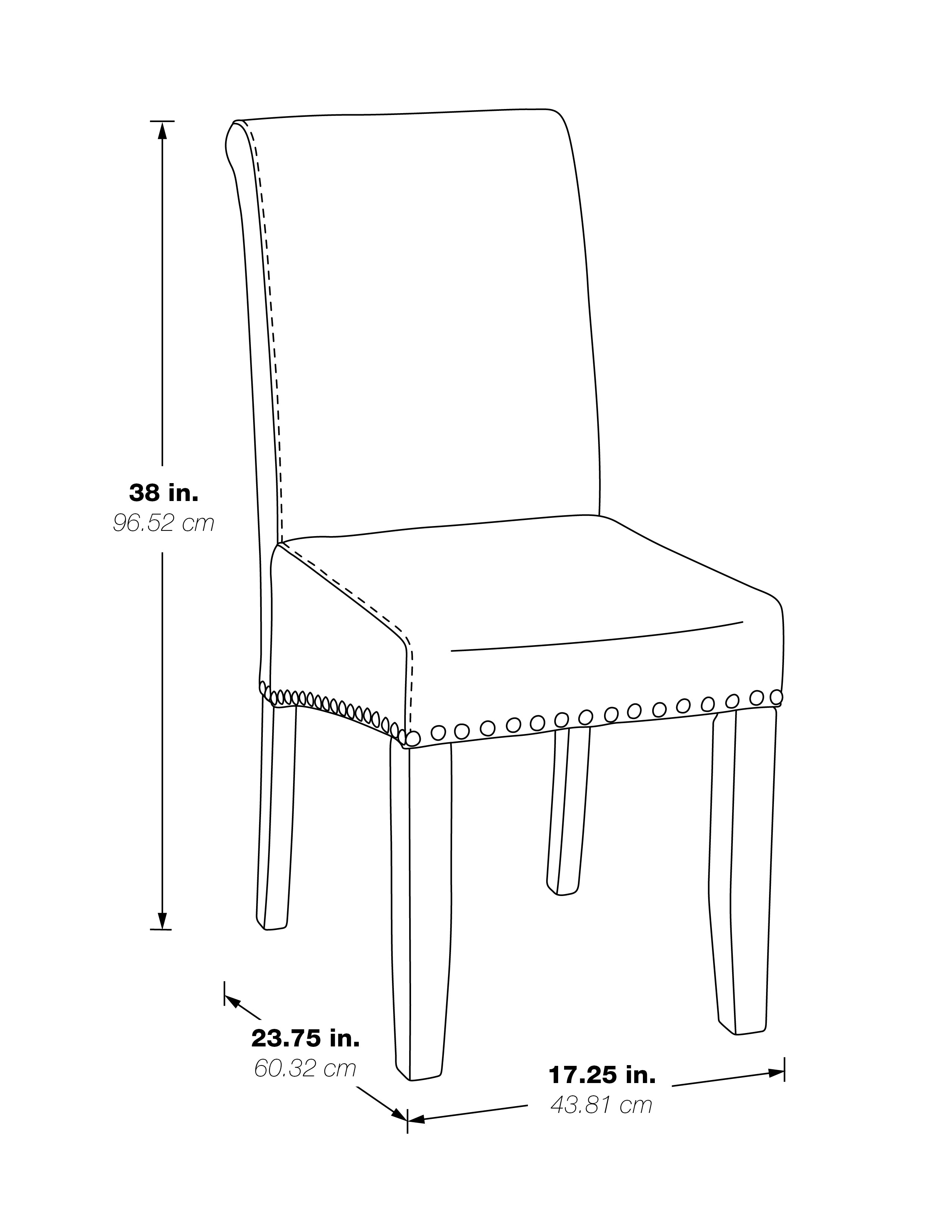 24" Parsons Barstool - Pewter