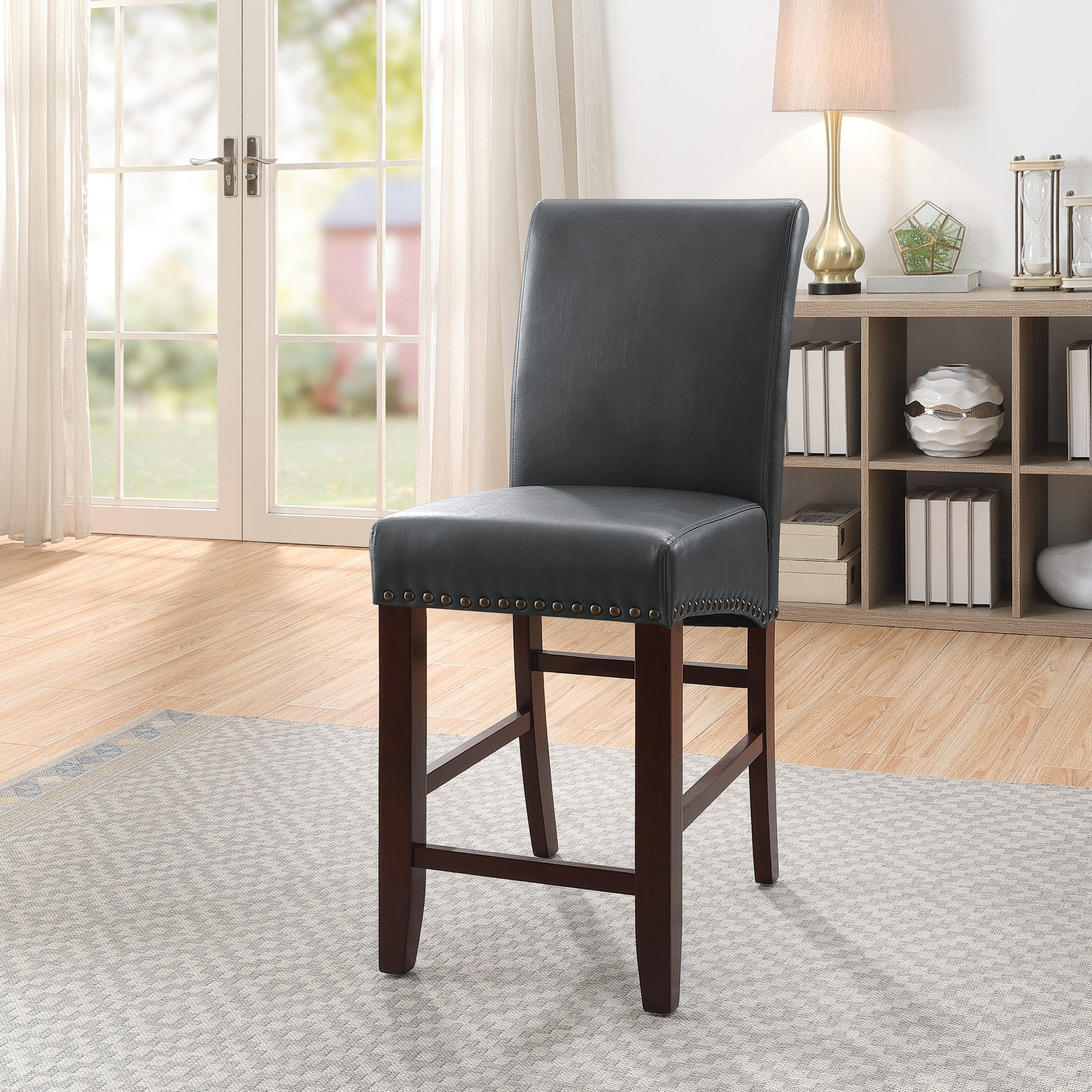 24" Parsons Barstool - Pewter