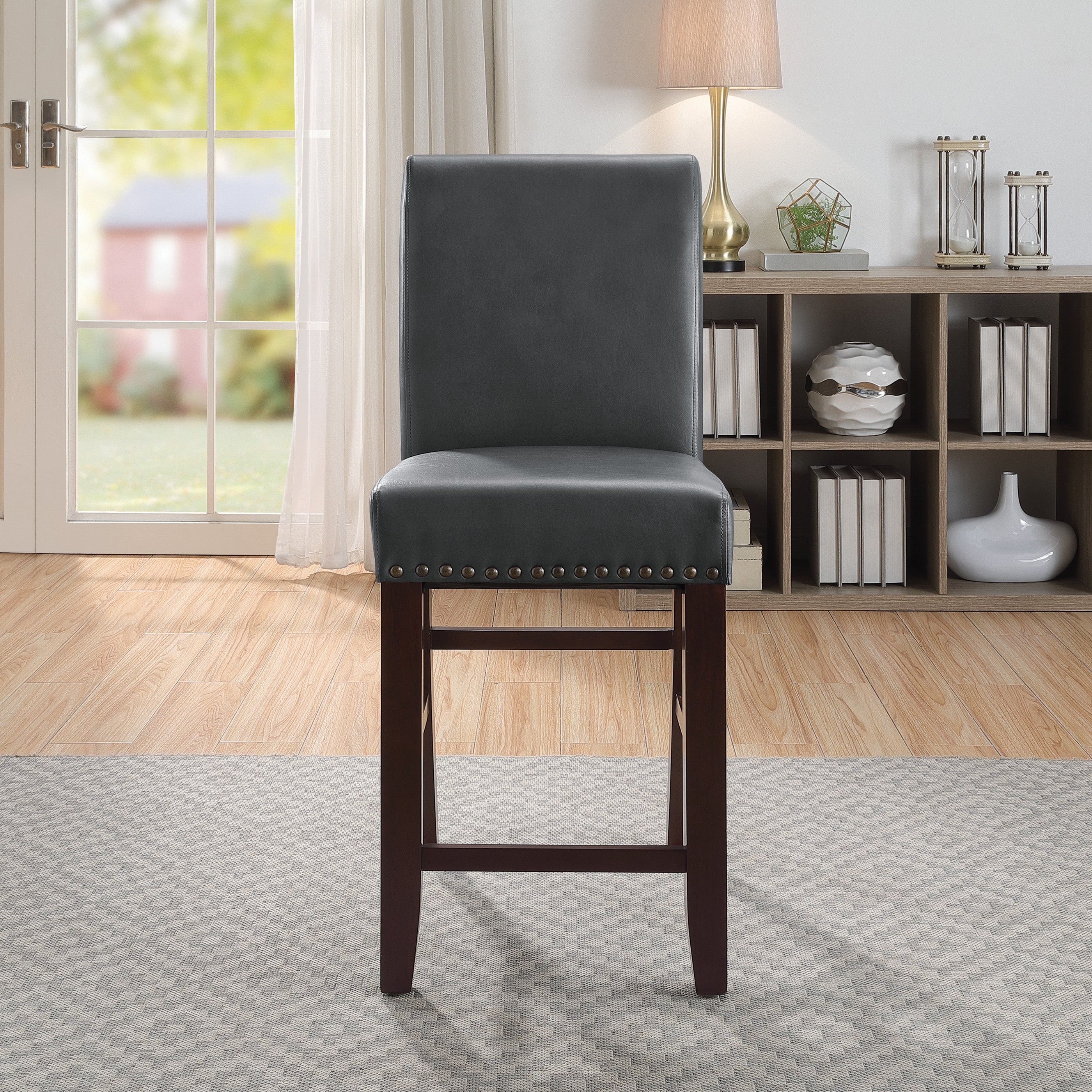 24" Parsons Barstool - Pewter