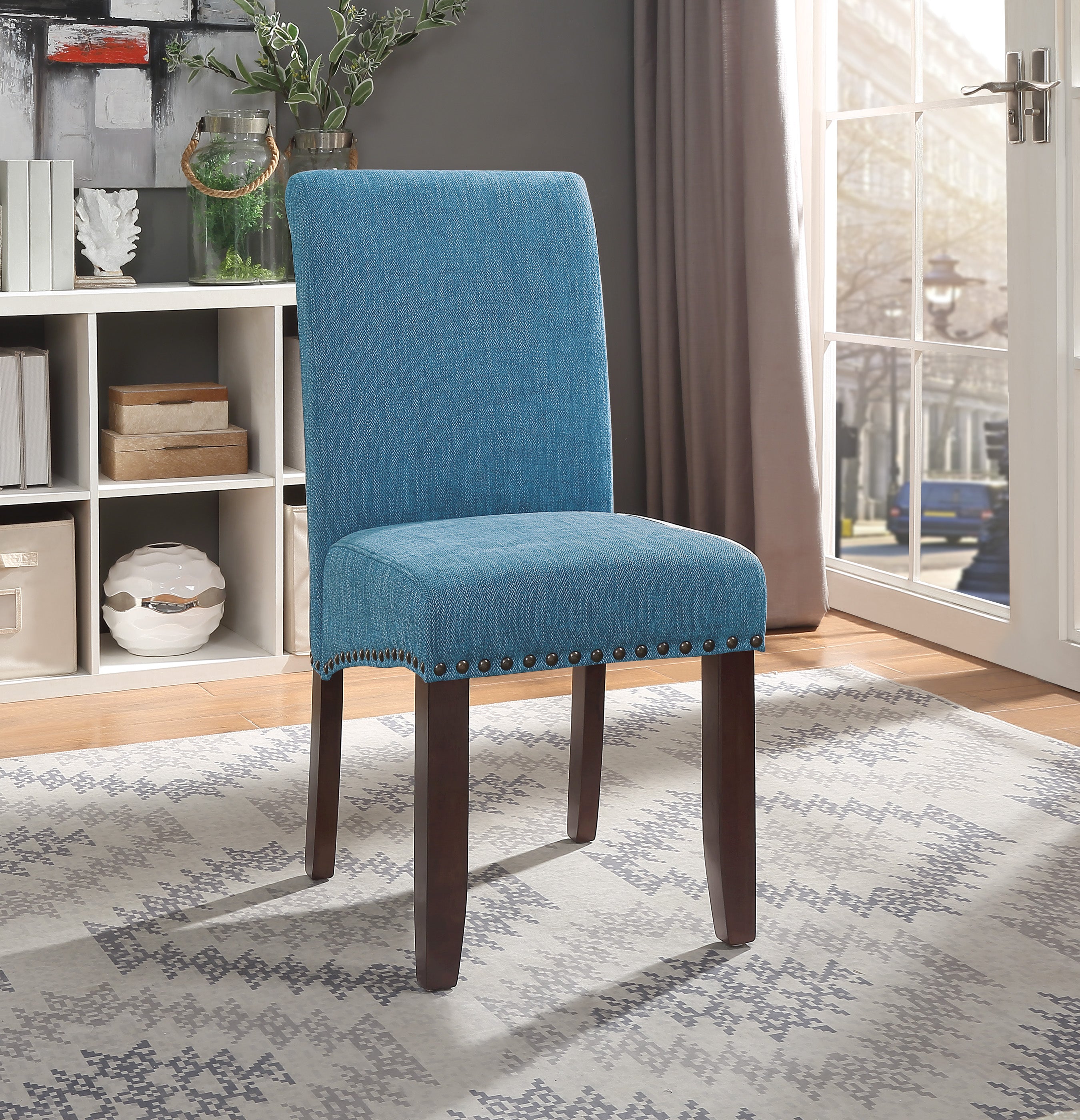 Parsons Dining Chair - Navy Fabric