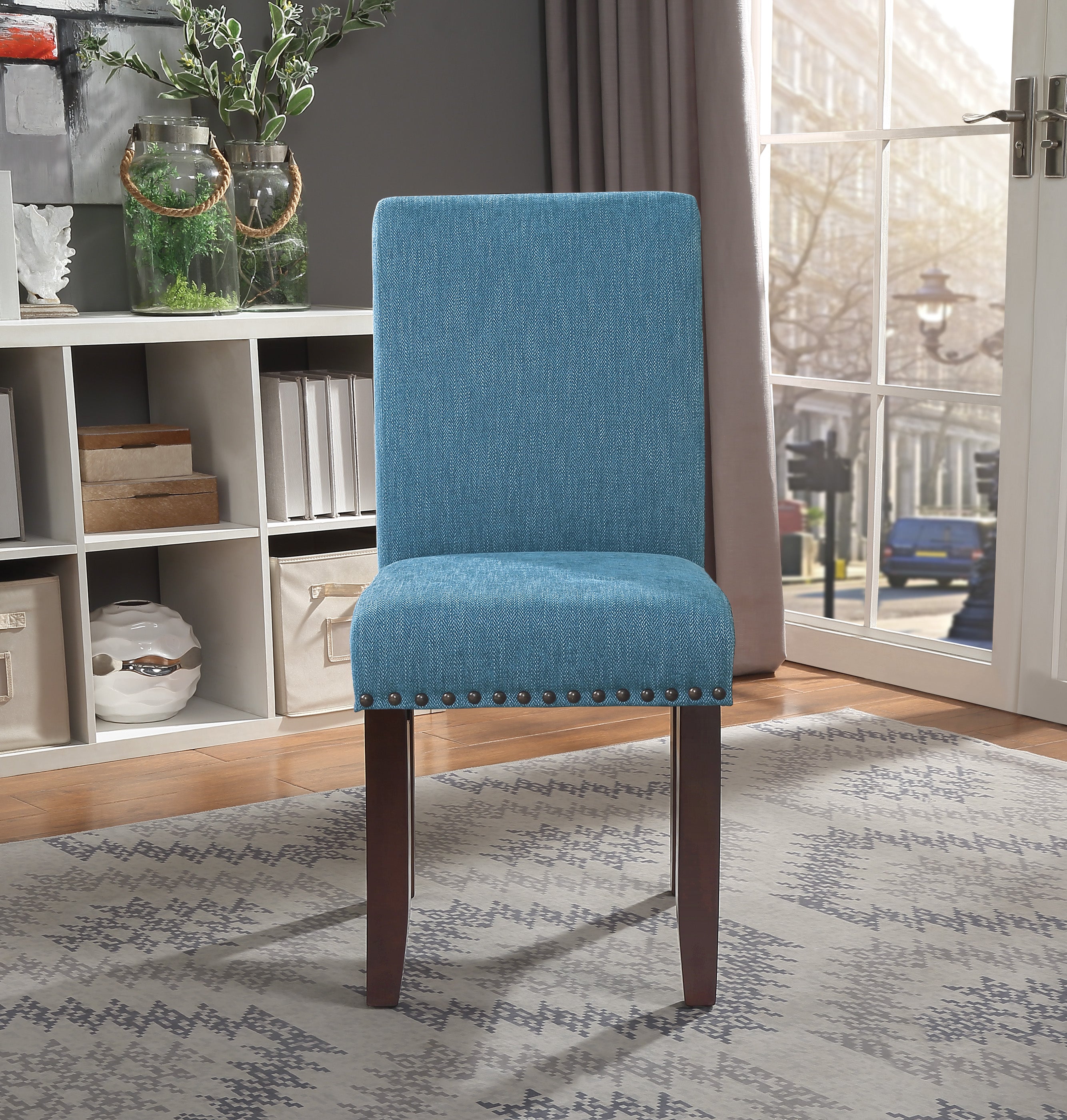 Parsons Dining Chair - Navy Fabric