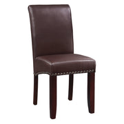 Parsons Dining Chair - Cocoa Faux Leather