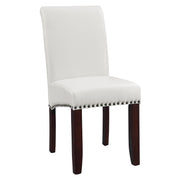 Parsons Dining Chair - Cream Faux Leather