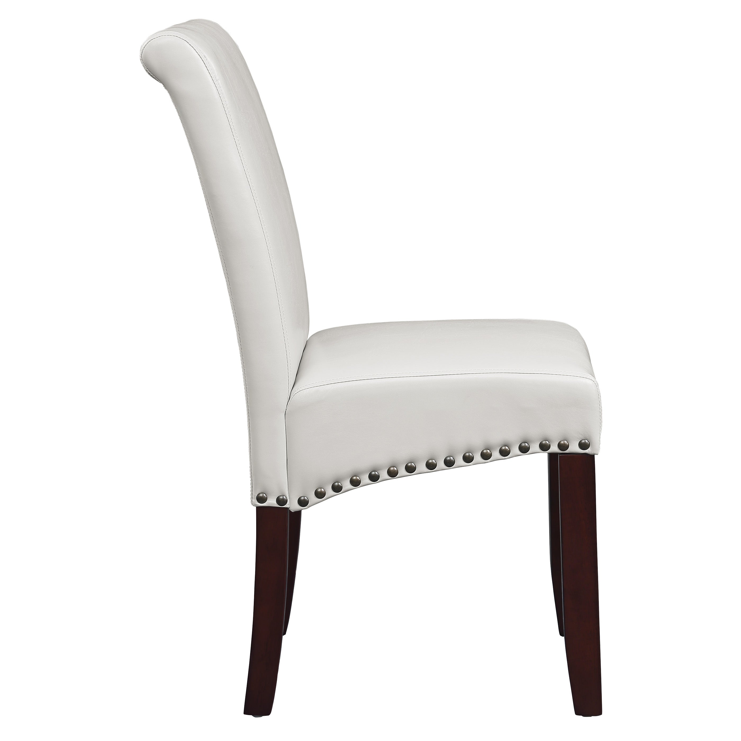 Parsons Dining Chair - Cream Faux Leather