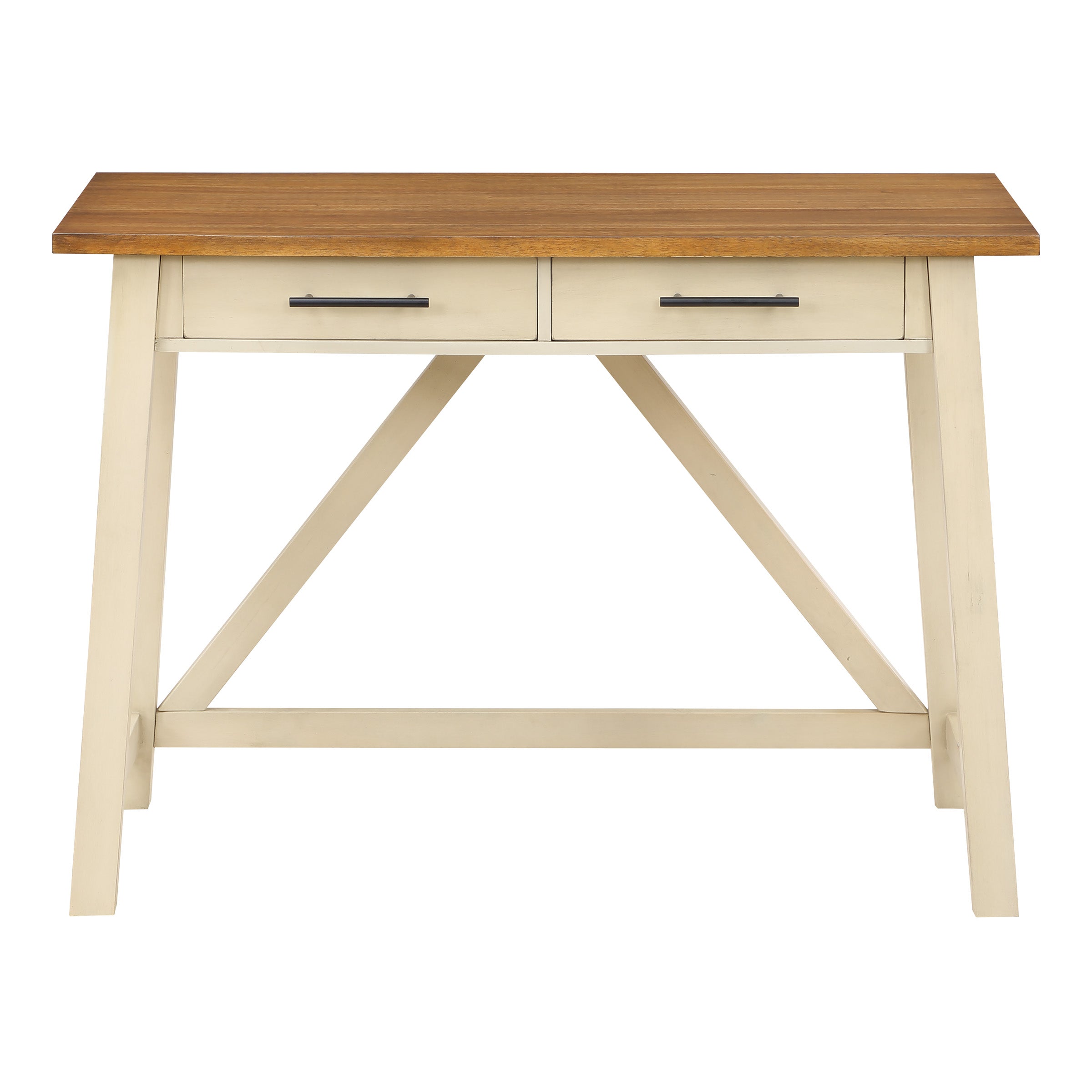 Milford Rustic Writing Desk - Antique White