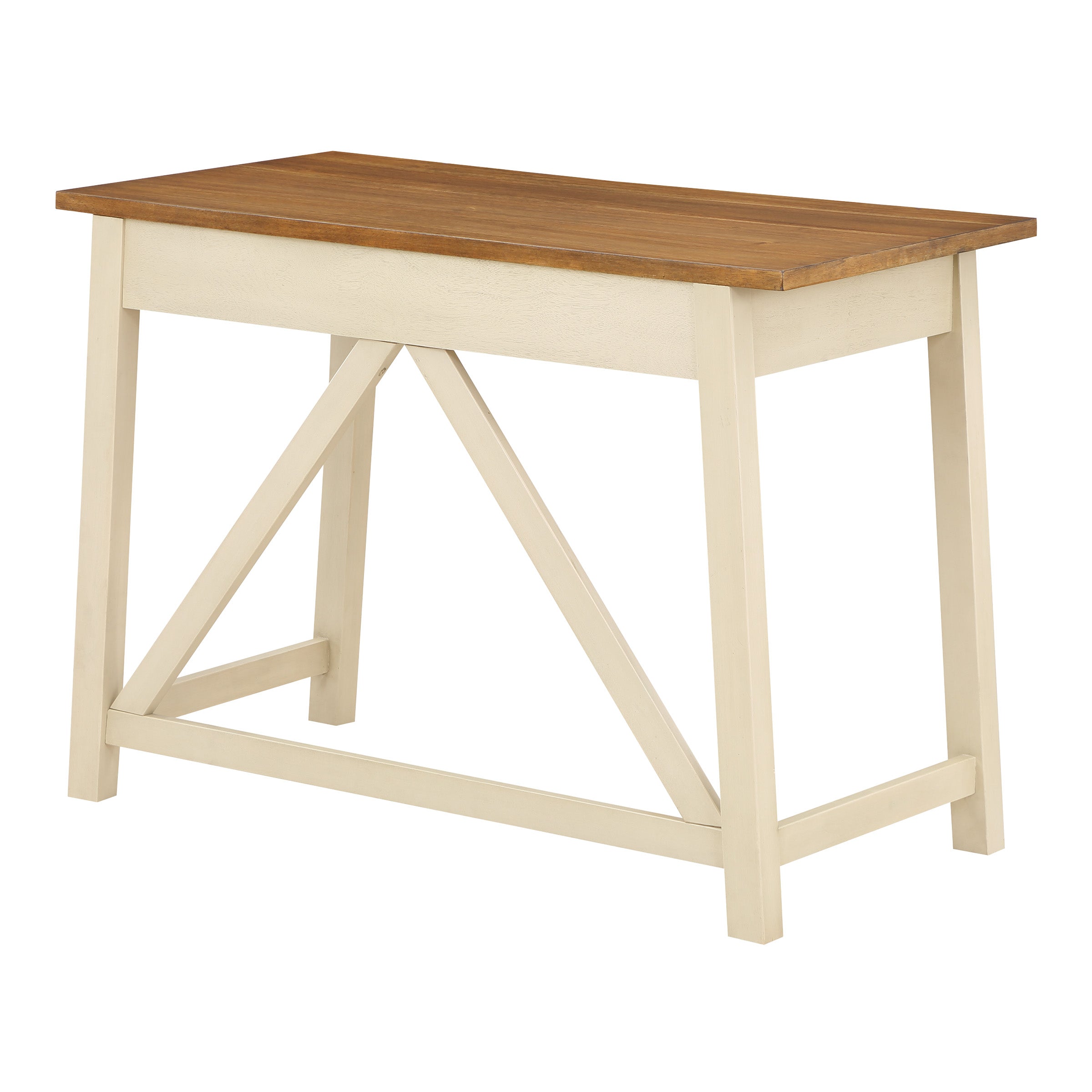 Milford Rustic Writing Desk - Antique White