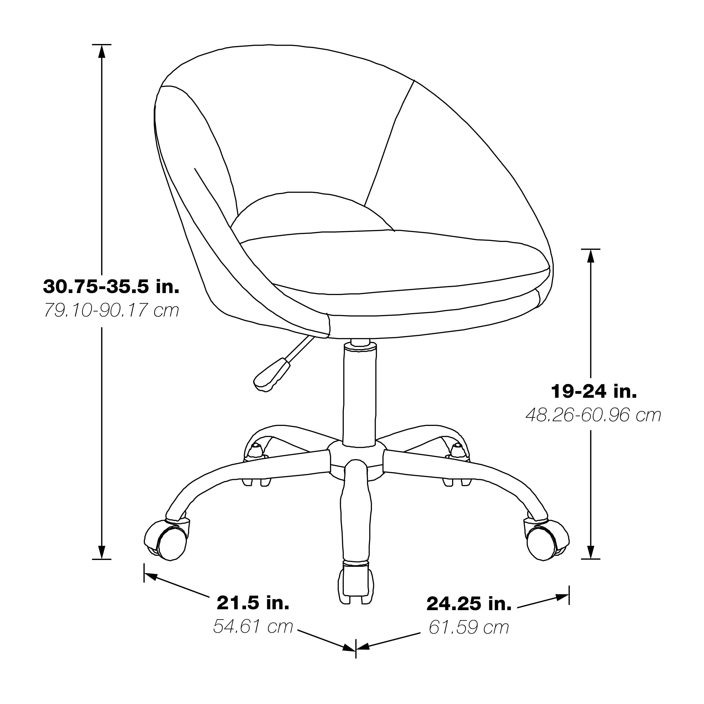 Milo Office Chair - White