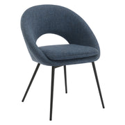 Millie Accent /Dining Chair - Navy/ Black
