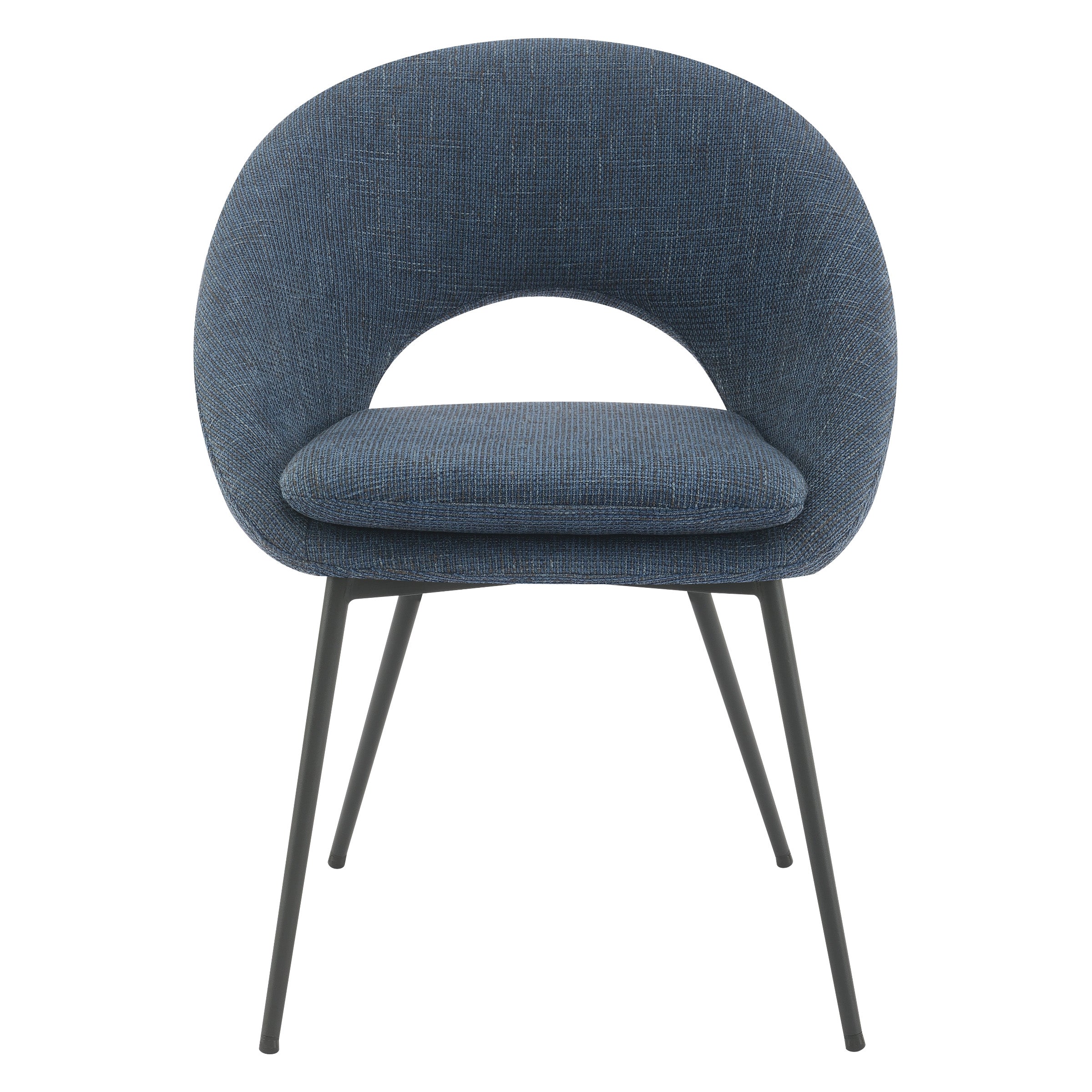 Millie Accent /Dining Chair - Navy/ Black