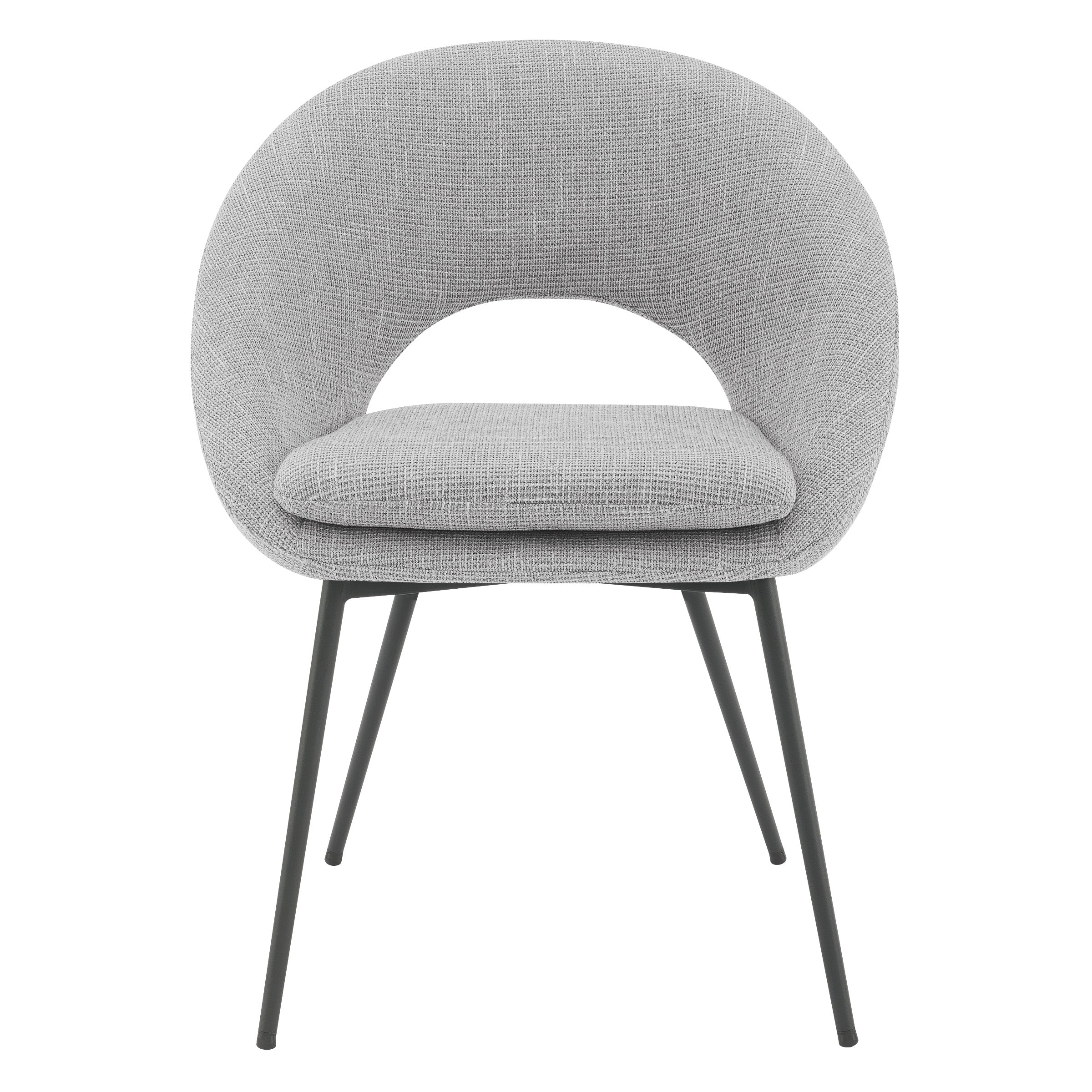 Millie Accent /Dining Chair - Grey/ Black