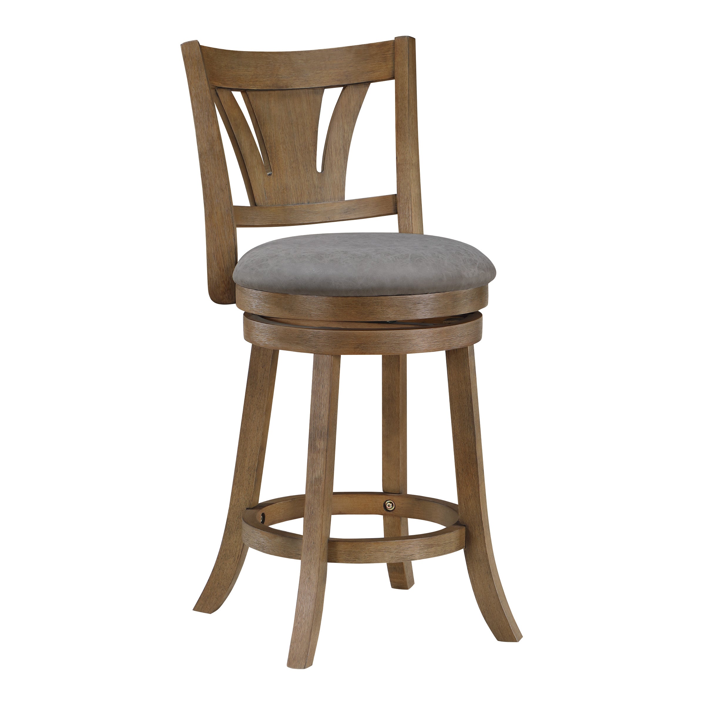 Miller Counter Stool - Dove/Medium Oak