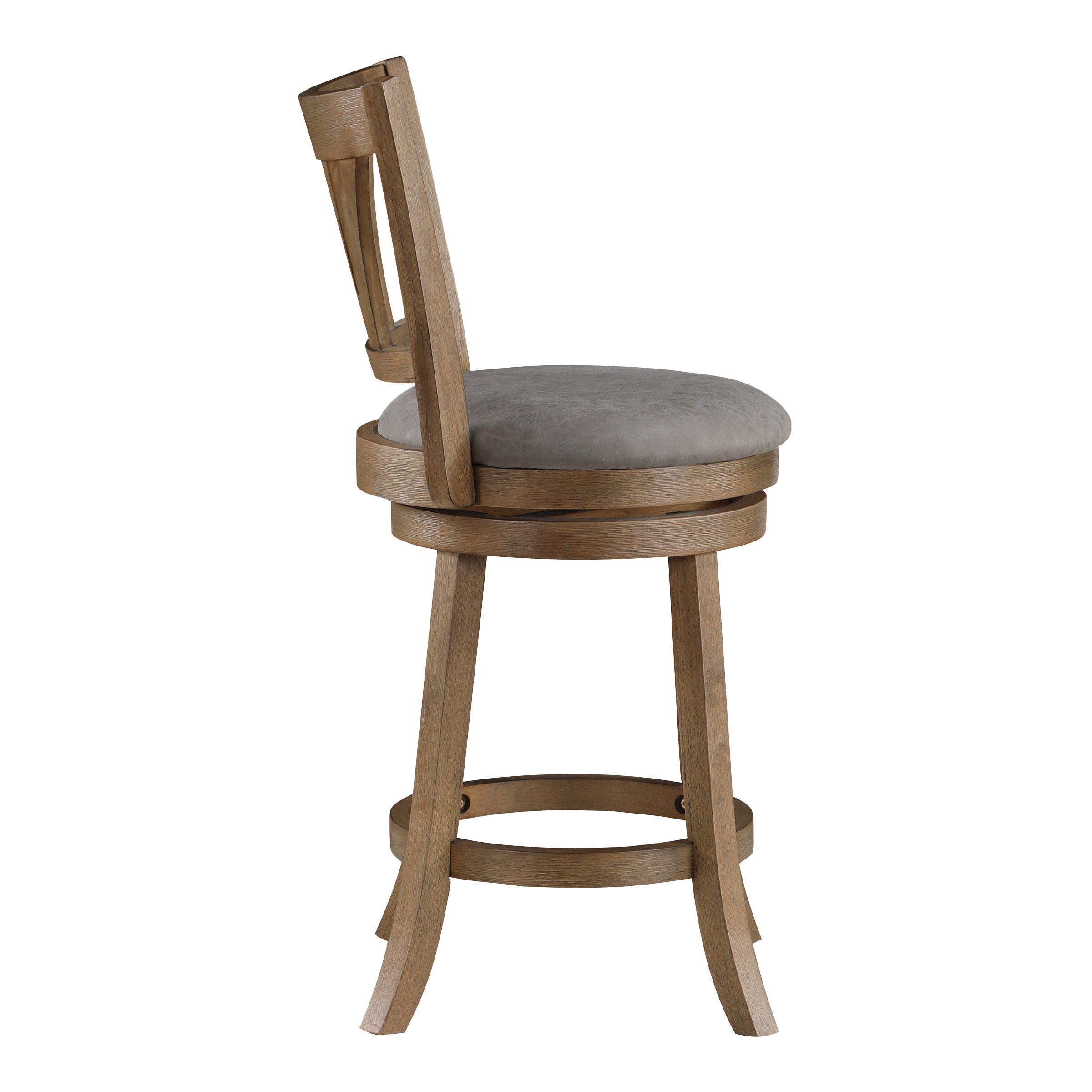 Miller Counter Stool - Dove/Medium Oak
