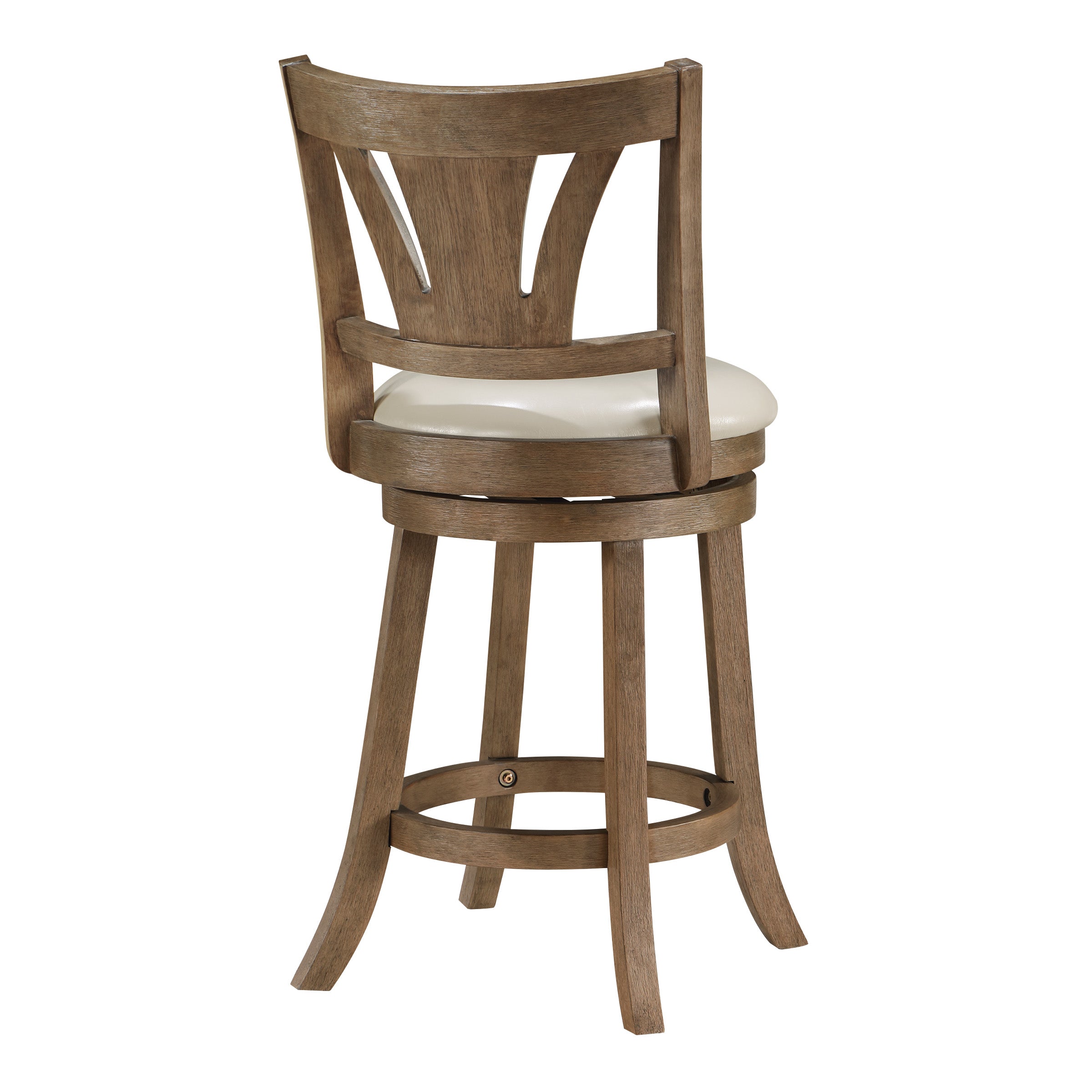 Miller Counter Stool - Cream/Medium Oak