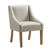 Monarch Dining Chair - Cream Faux