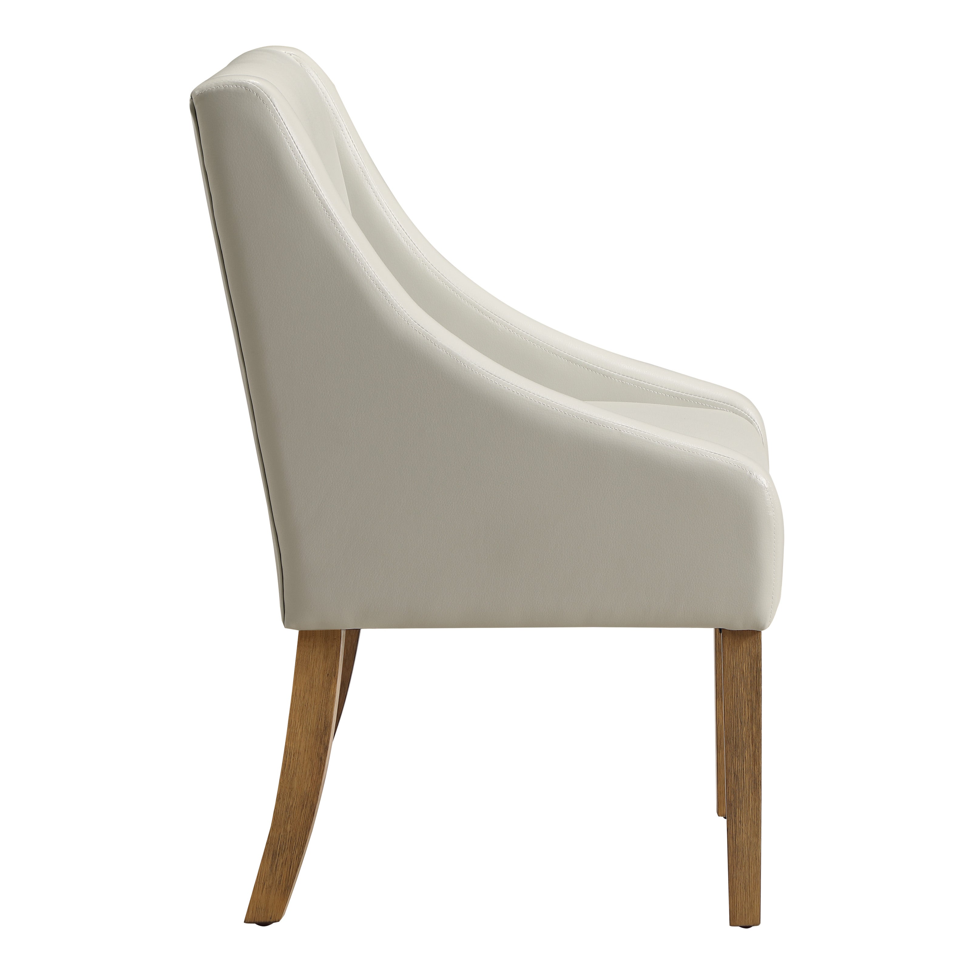 Monarch Dining Chair - Cream Faux