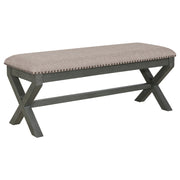 Monte Carlo Bench - Grey, Antique Grey base