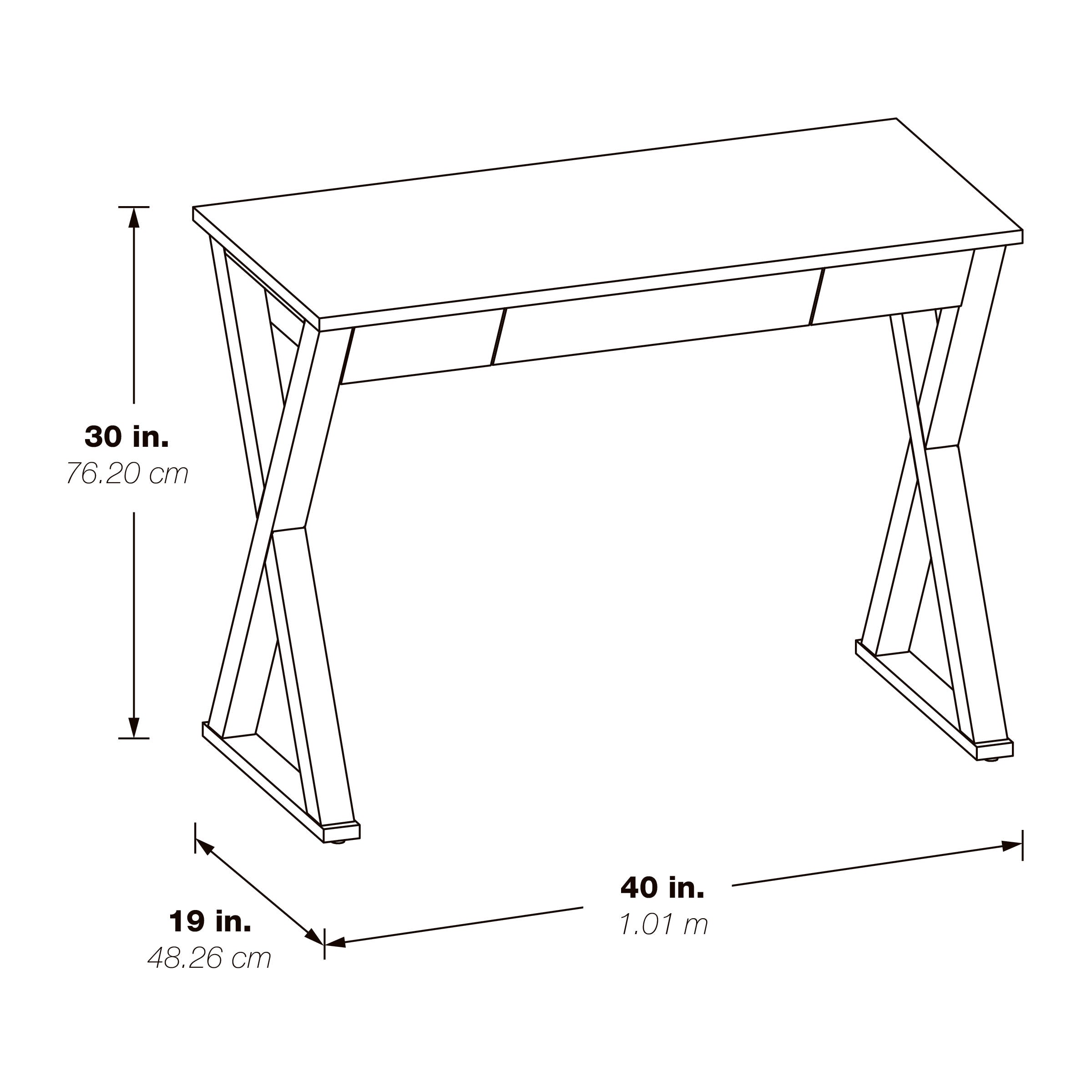 Marna Writing Desk - Black
