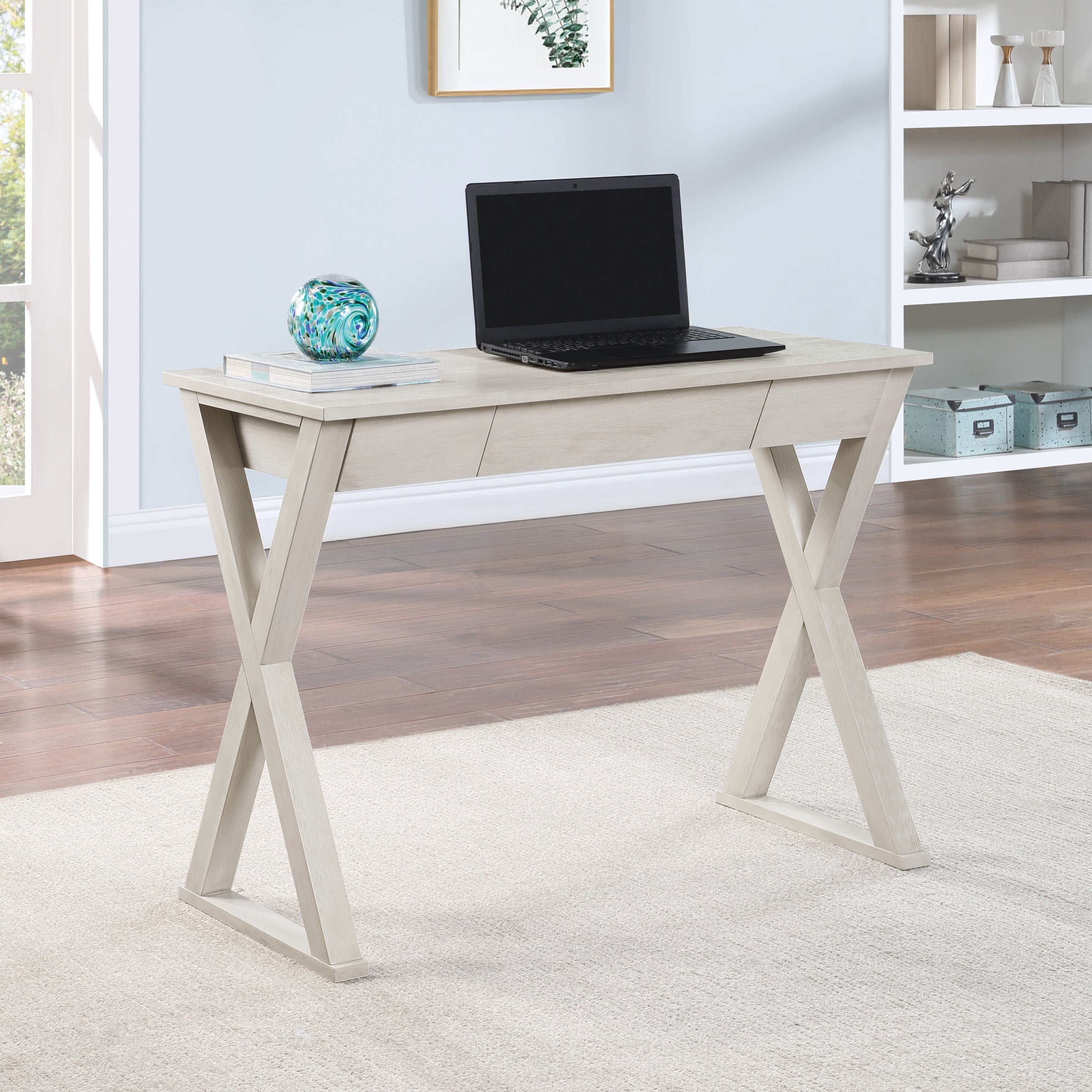 Marna Writing Desk - Weathered White