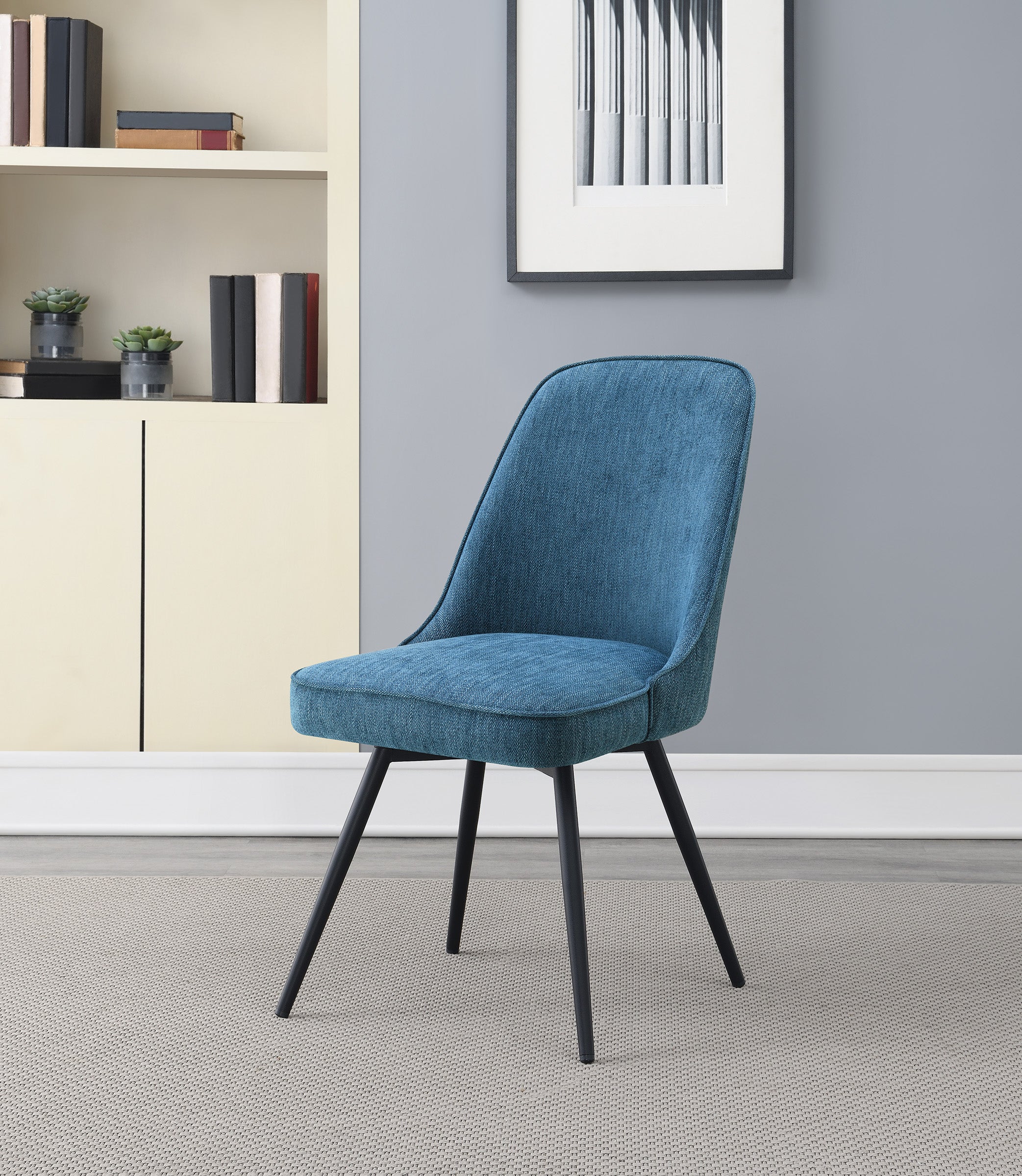 Martel Swivel Chair - Navy