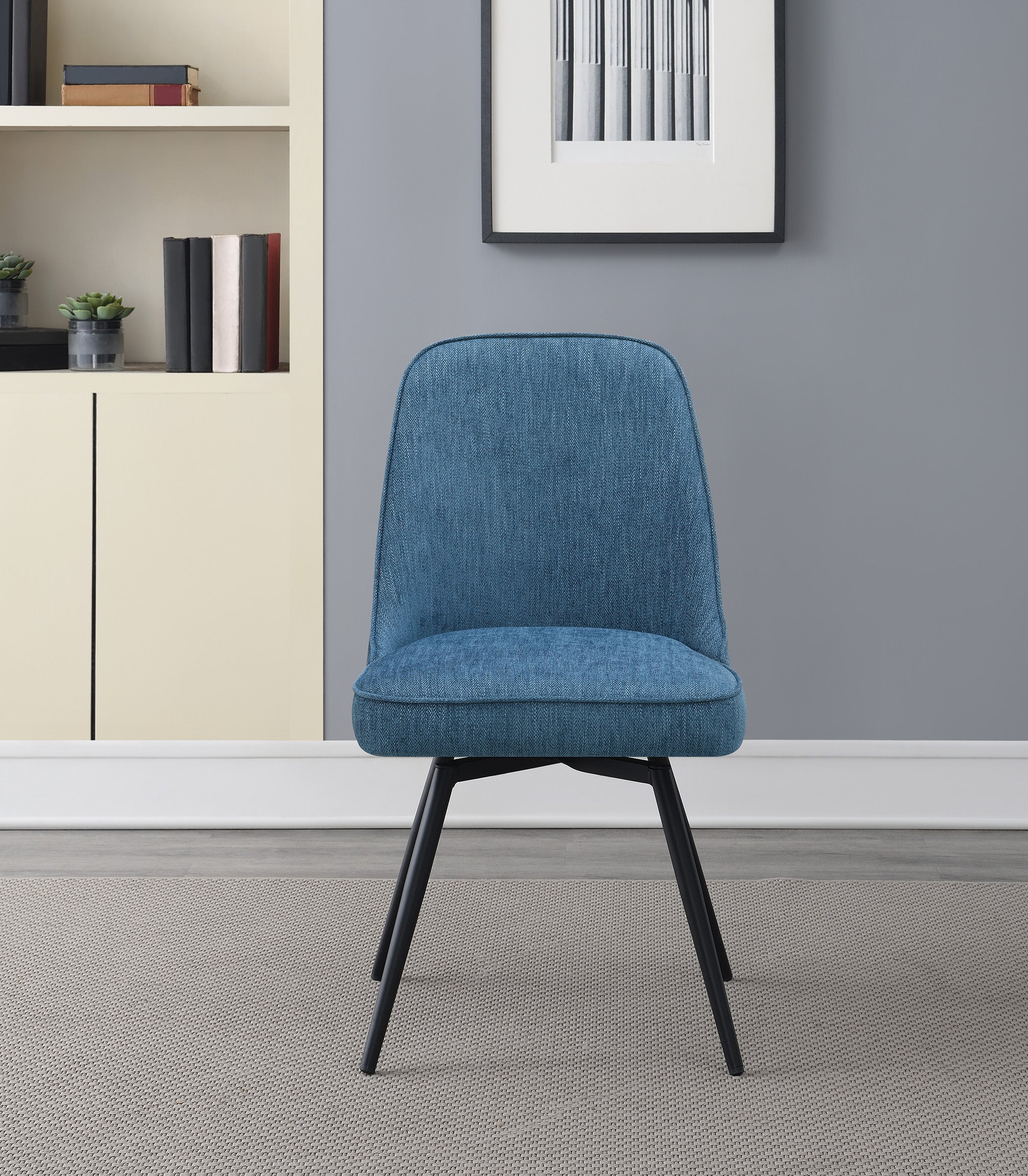Martel Swivel Chair - Navy