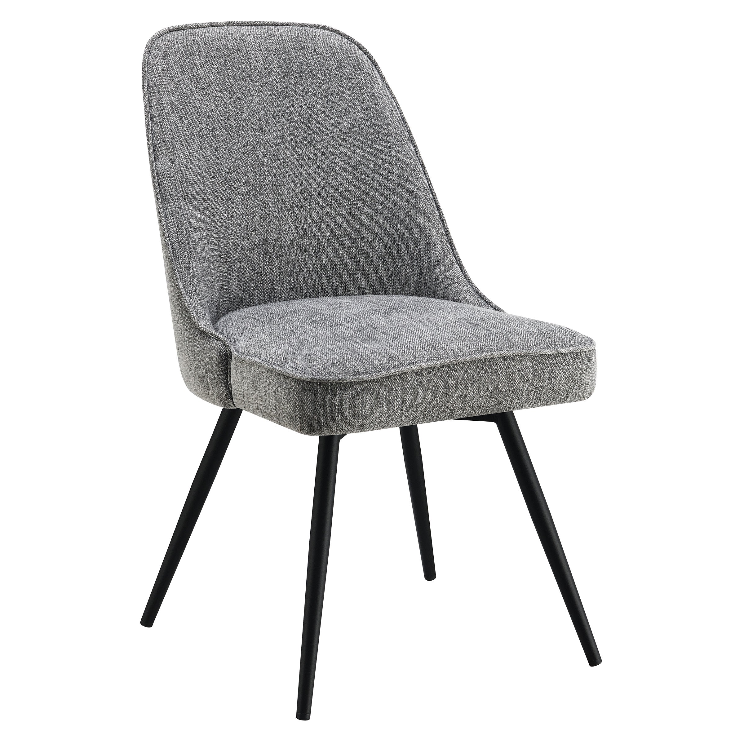 Martel Swivel Chair - Charcoal