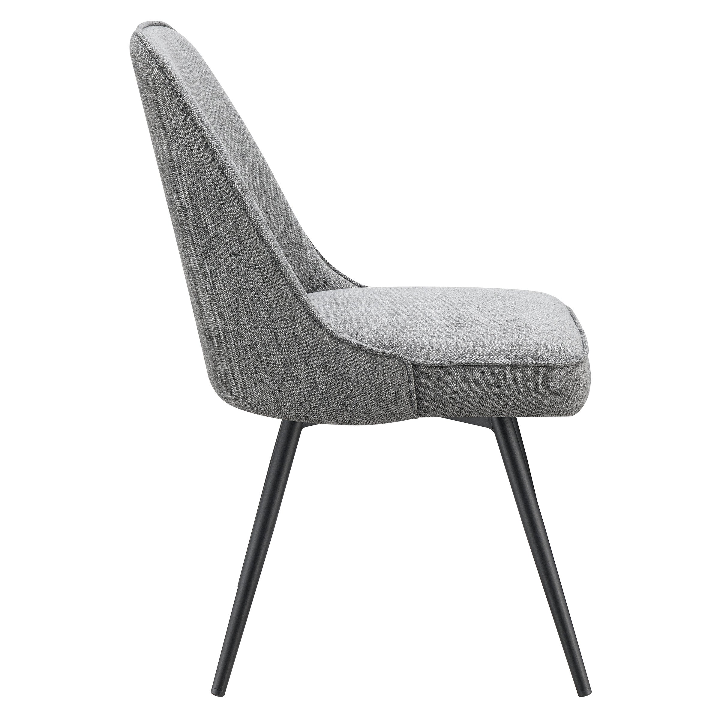 Martel Swivel Chair - Charcoal
