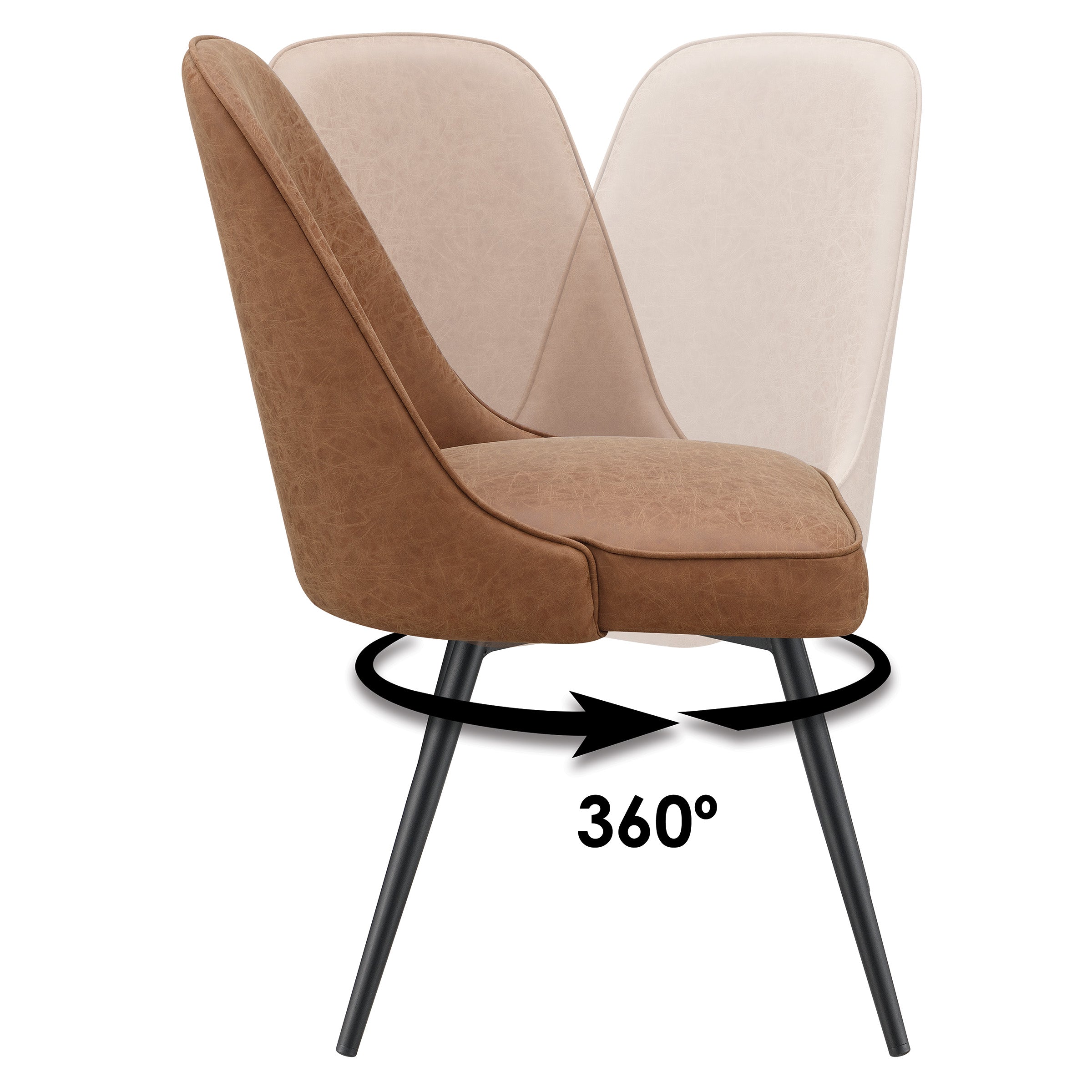Martel Swivel Chair - Sand