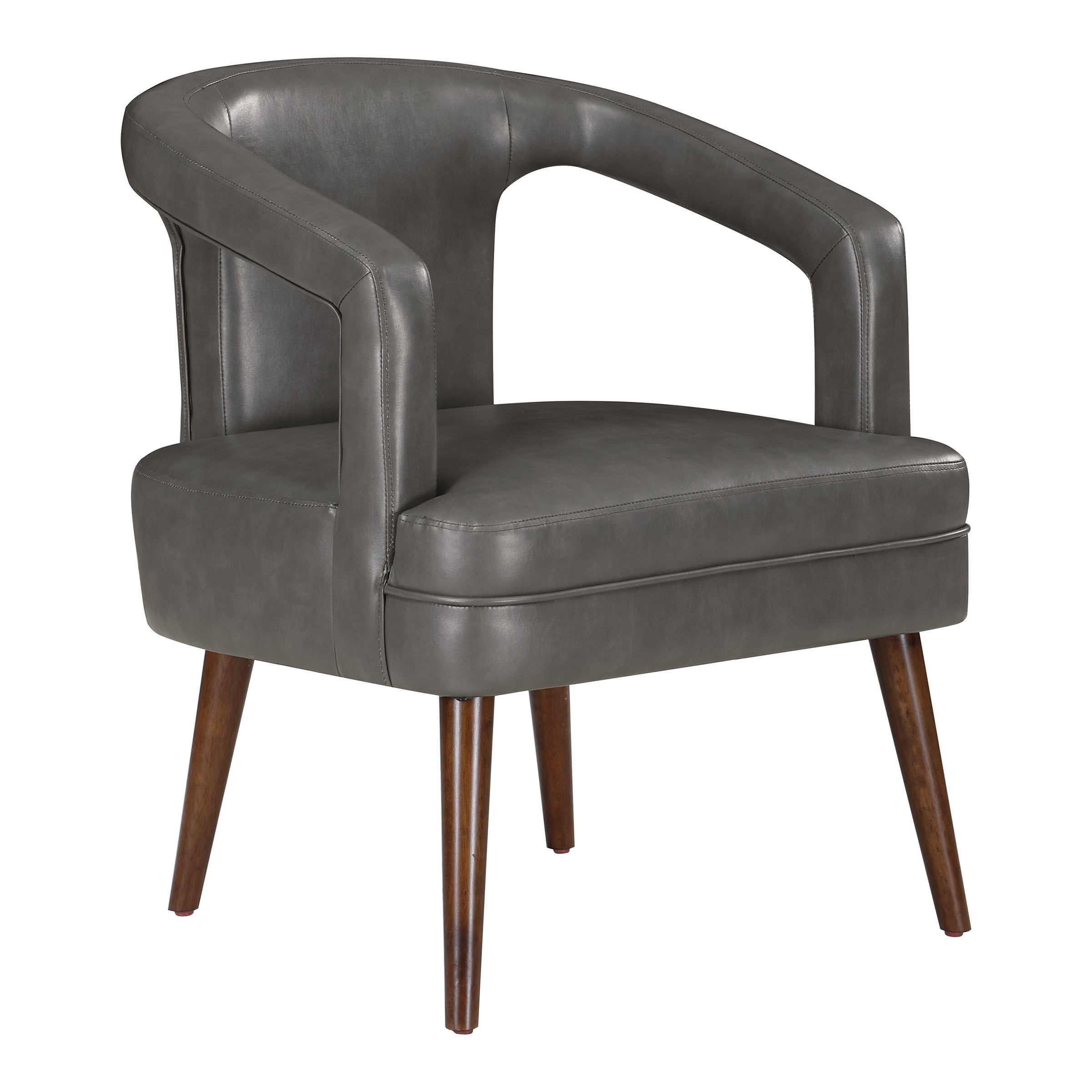 Mason Accent Reception Chair - Pewter