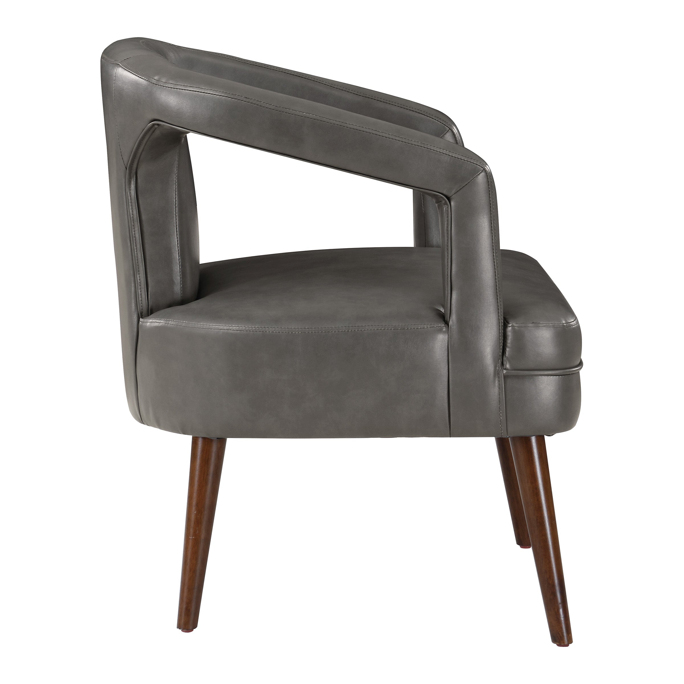 Mason Accent Reception Chair - Pewter