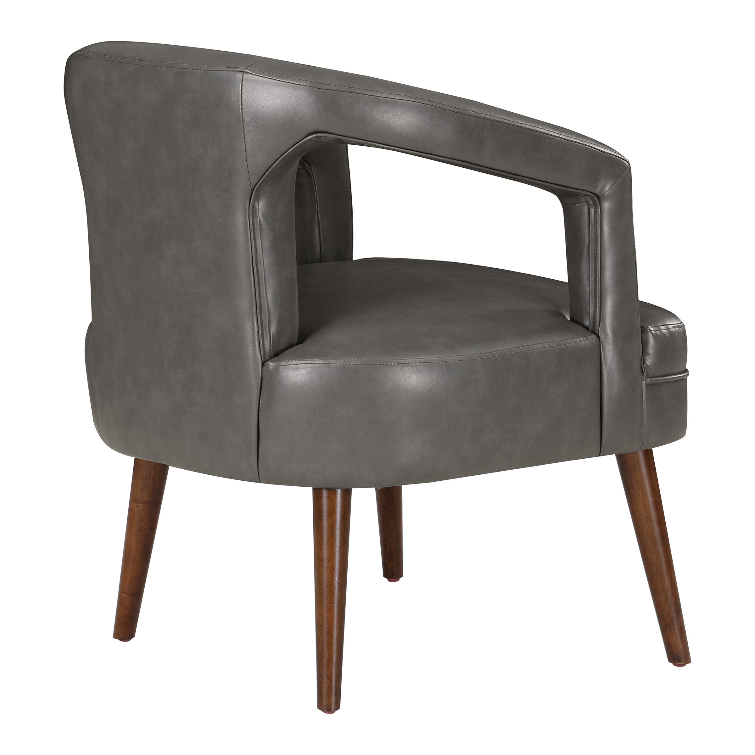 Mason Accent Reception Chair - Pewter