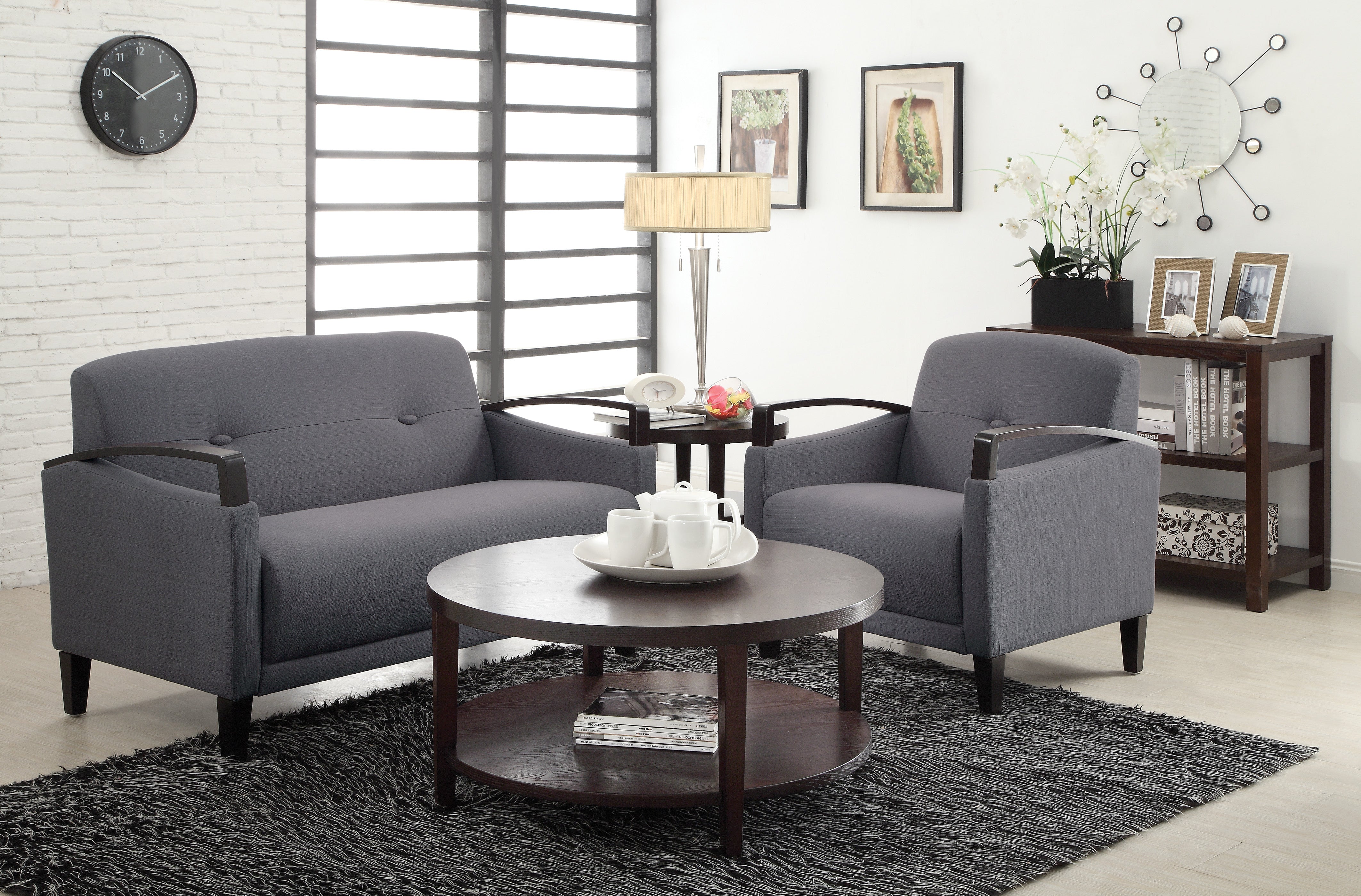 Main Street Chair - Woven Charcoal
