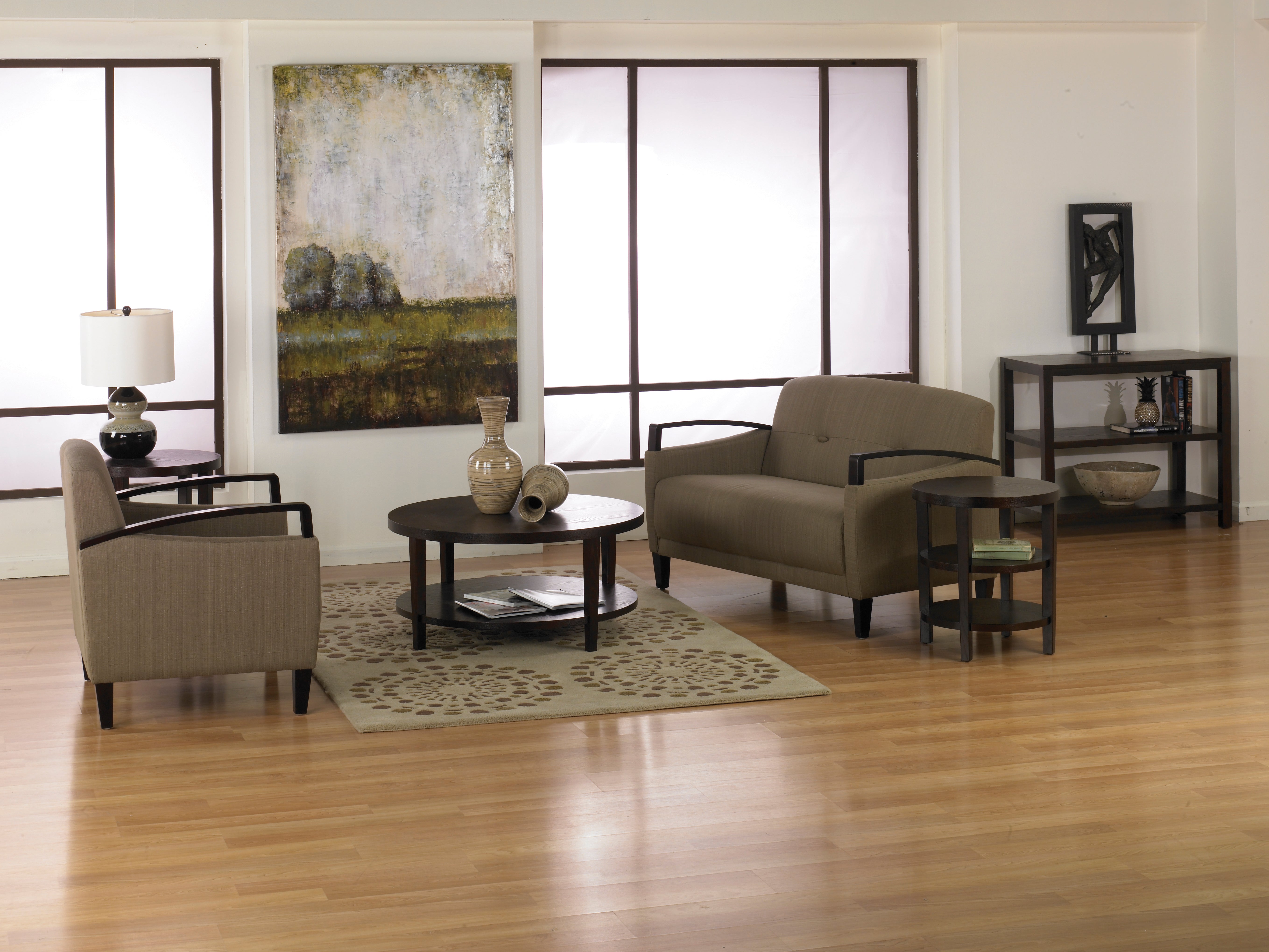 Main Street Loveseat - Woven Seaweed